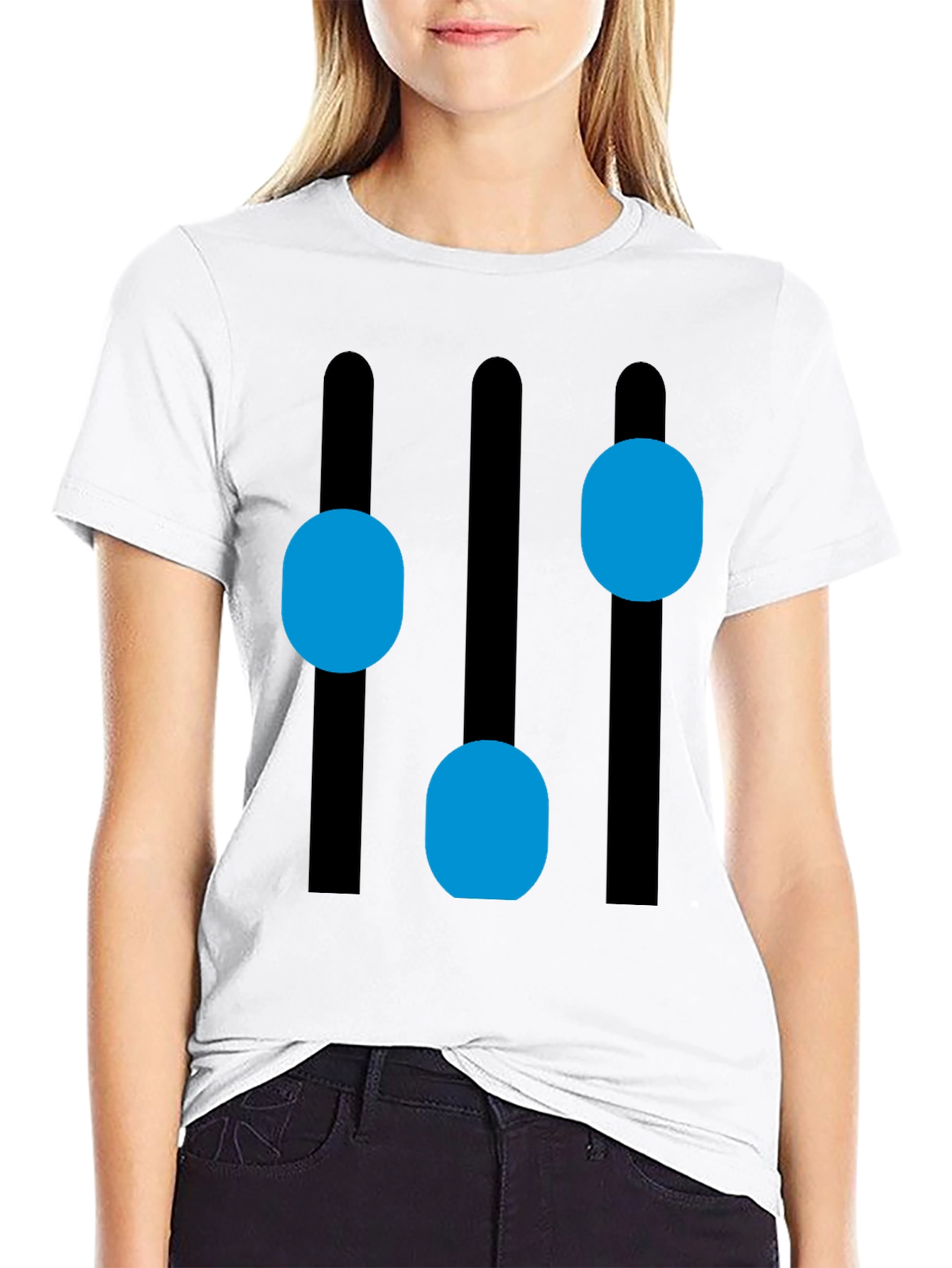 Modern Equalizer T-Shirt - Black Graphic Tee