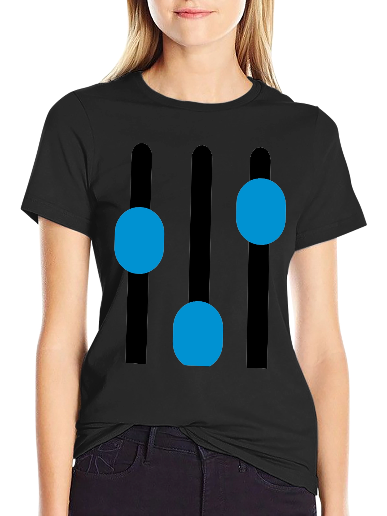 Modern Equalizer T-Shirt - Black Graphic Tee