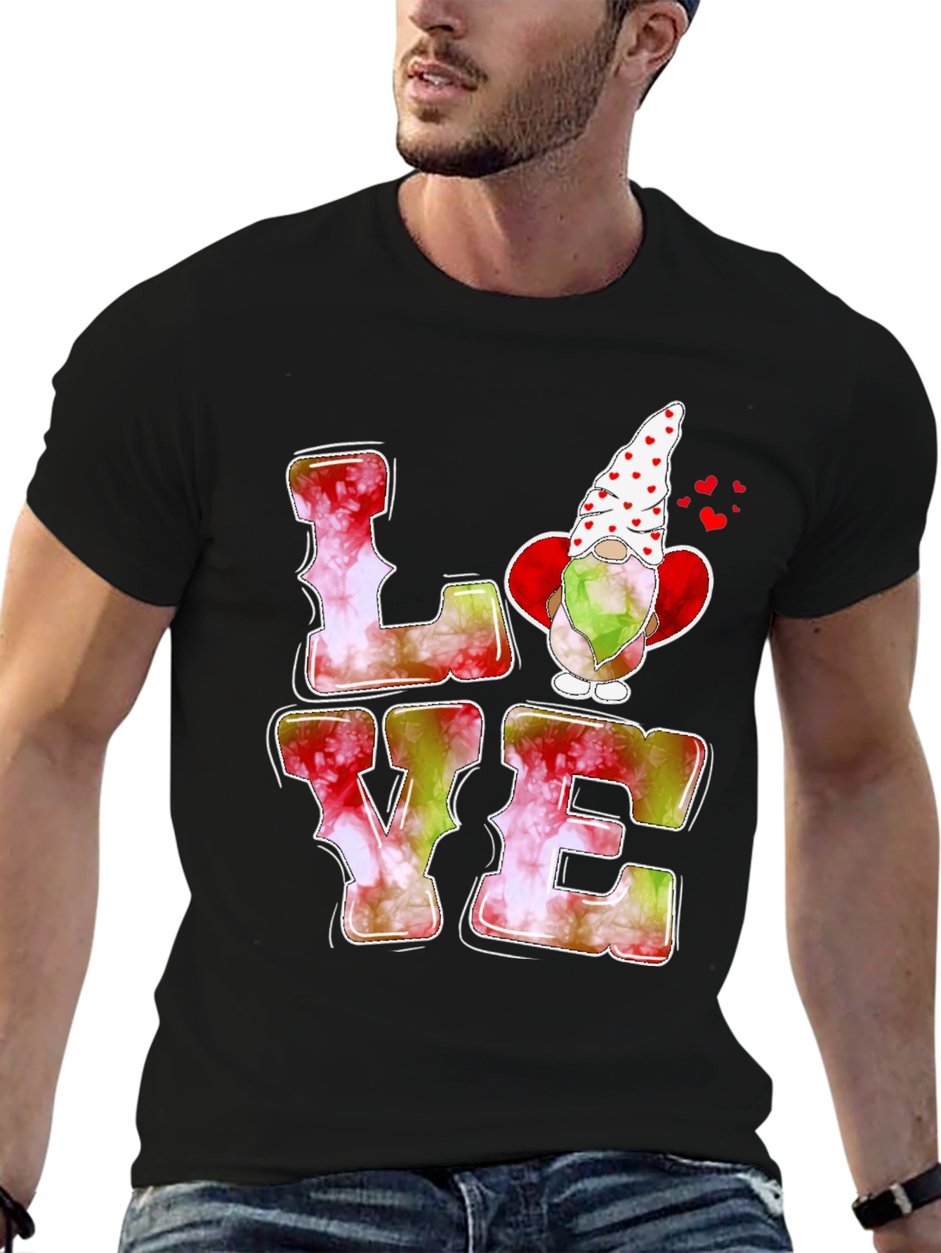 LOVE Gnome Graphic T-Shirt