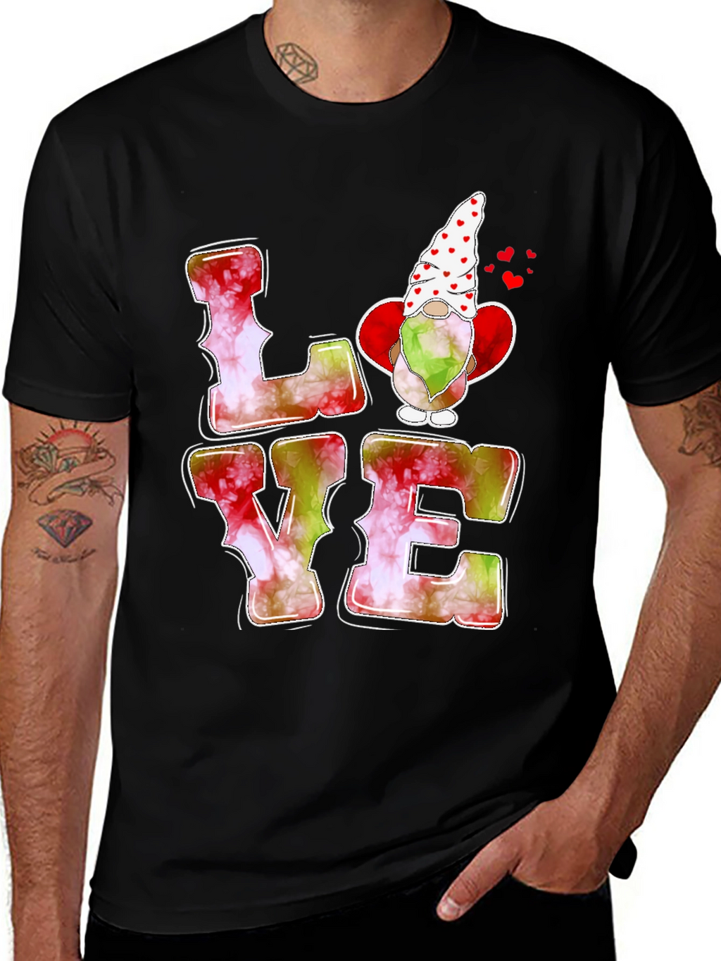 LOVE Gnome Graphic T-Shirt