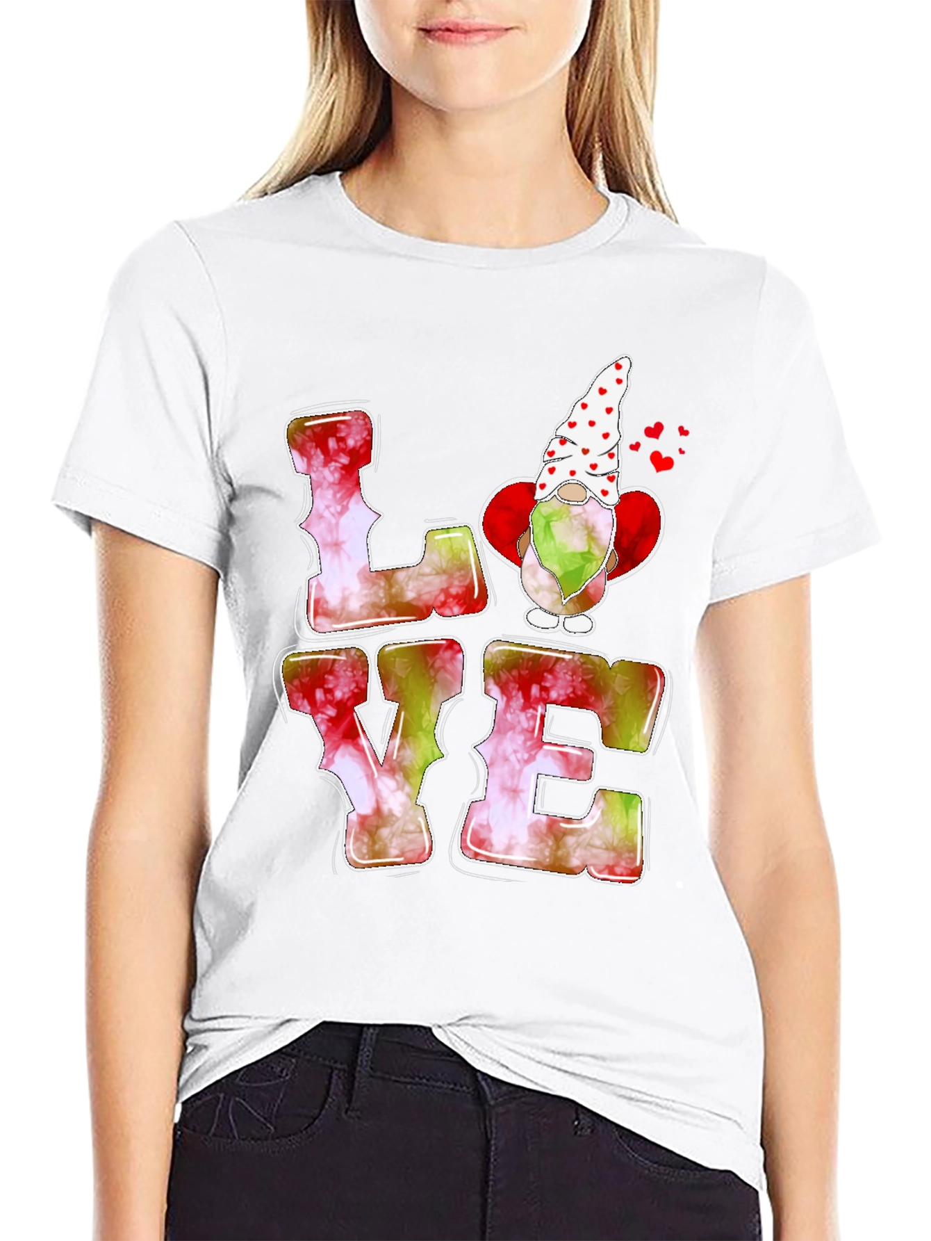 LOVE Gnome Graphic T-Shirt