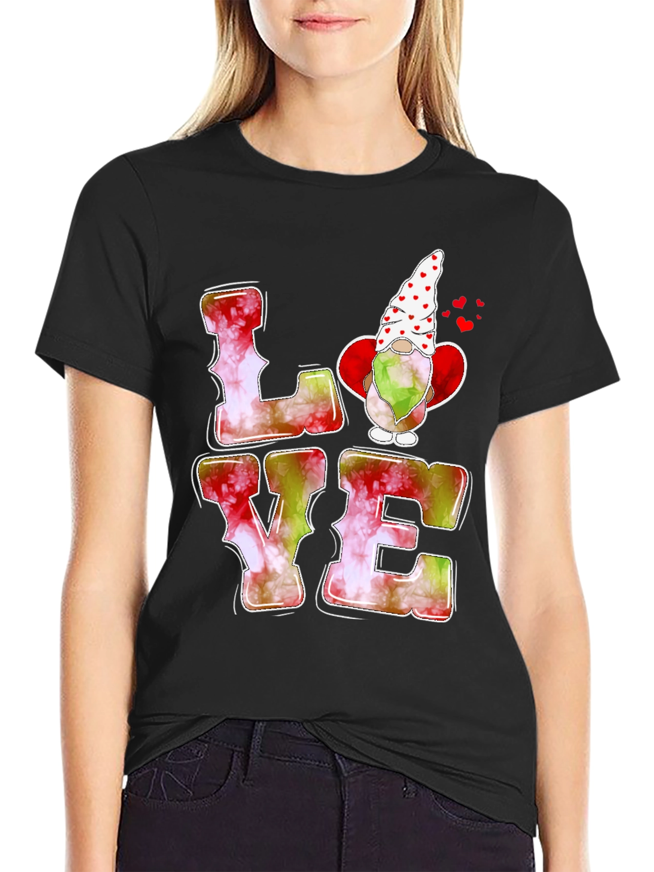 LOVE Gnome Graphic T-Shirt