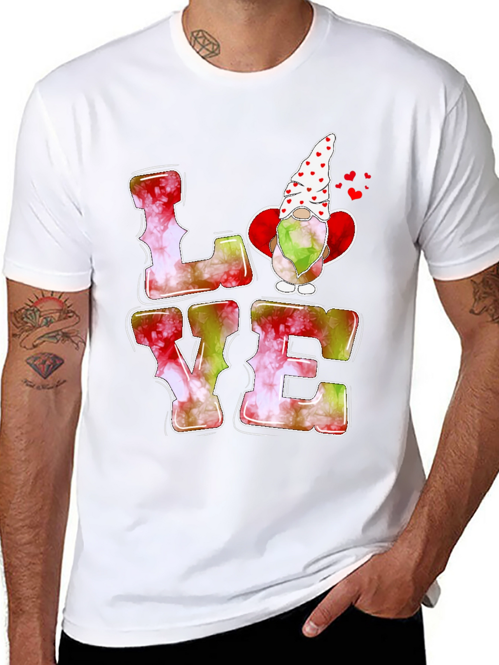 LOVE Gnome Graphic T-Shirt