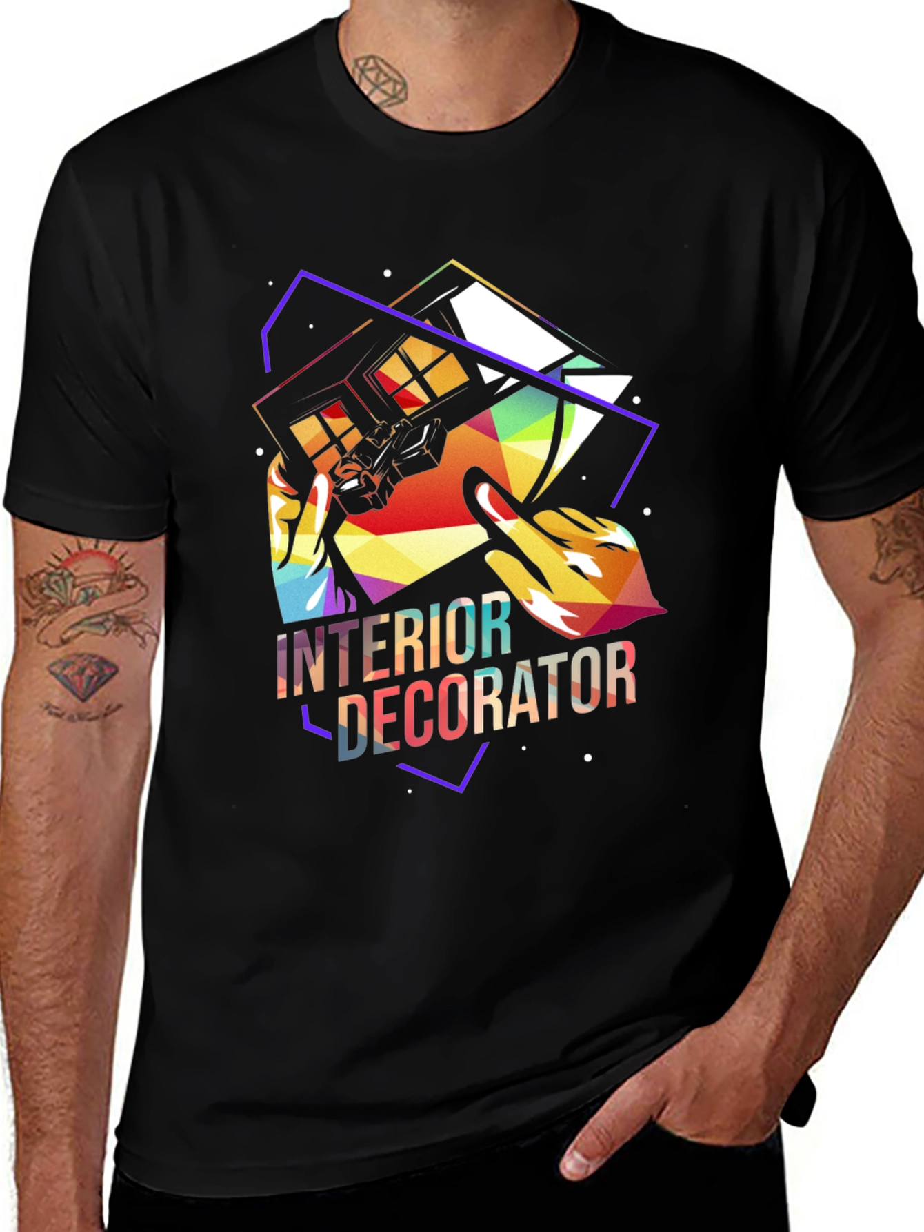 Interior Decorator Graphic T-Shirt - Modern Design