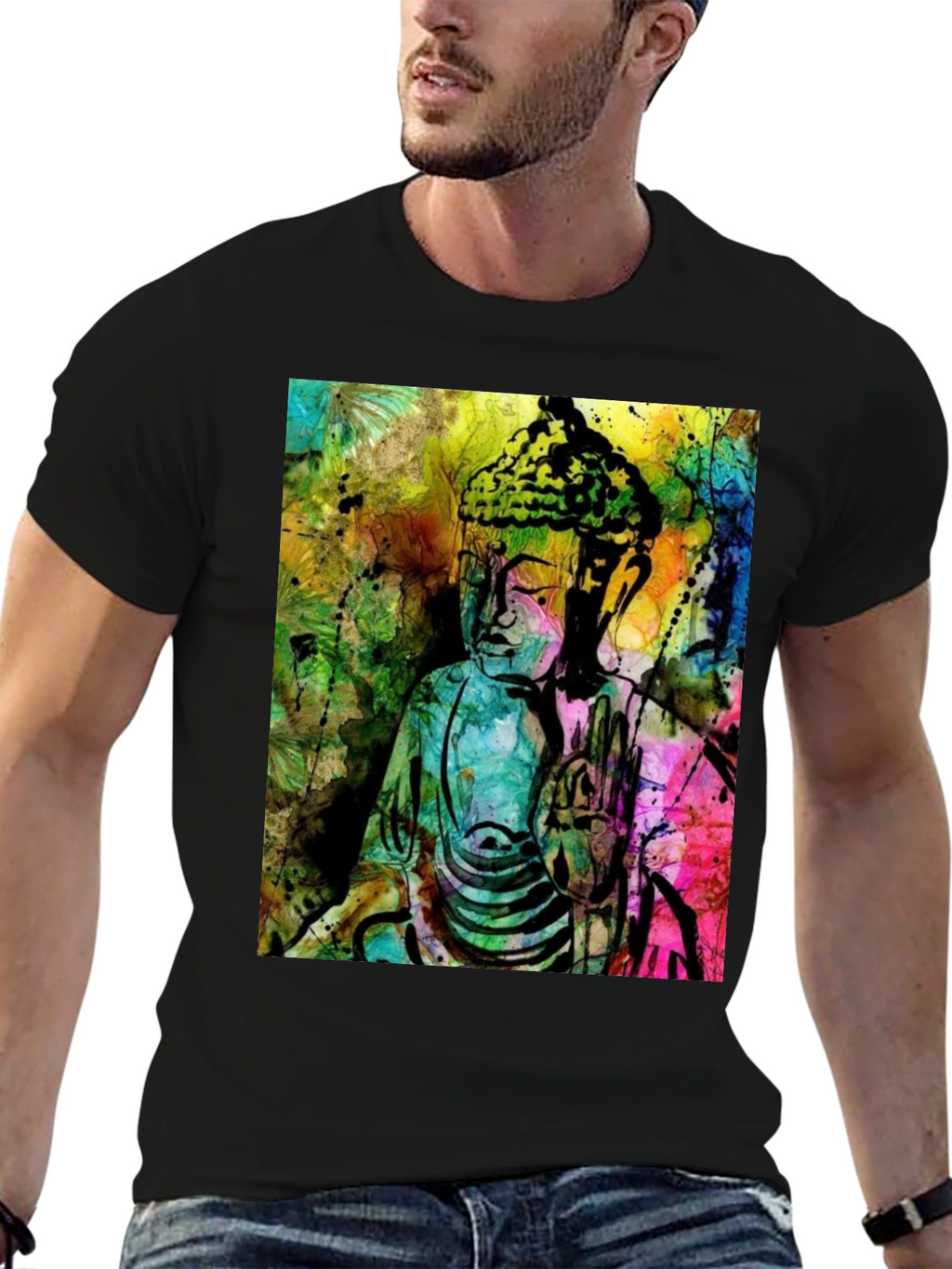 Buddha Art T-Shirt - Spiritual Graphic Tee