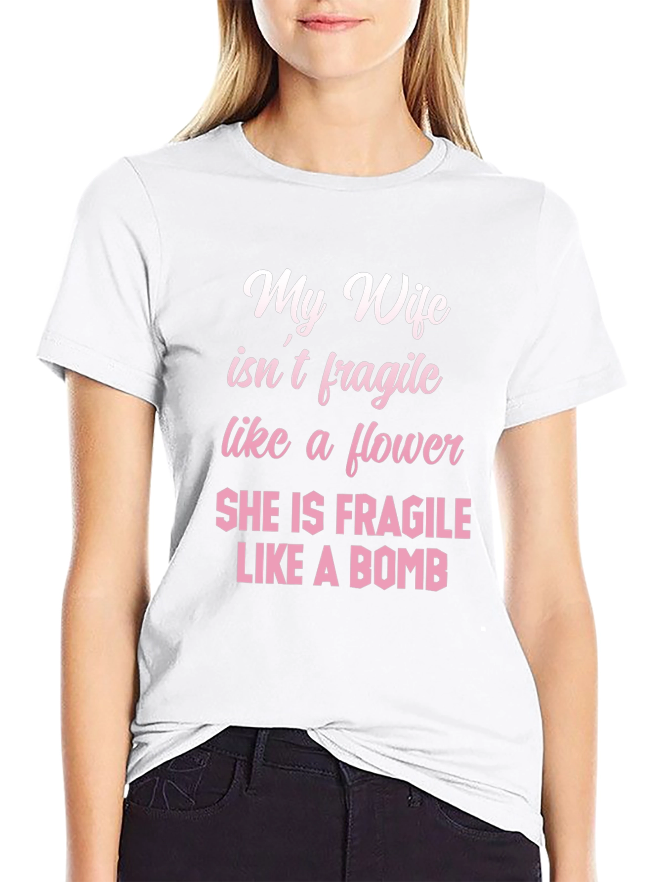 My Wife Like a Bomb Funny Graphic Tee