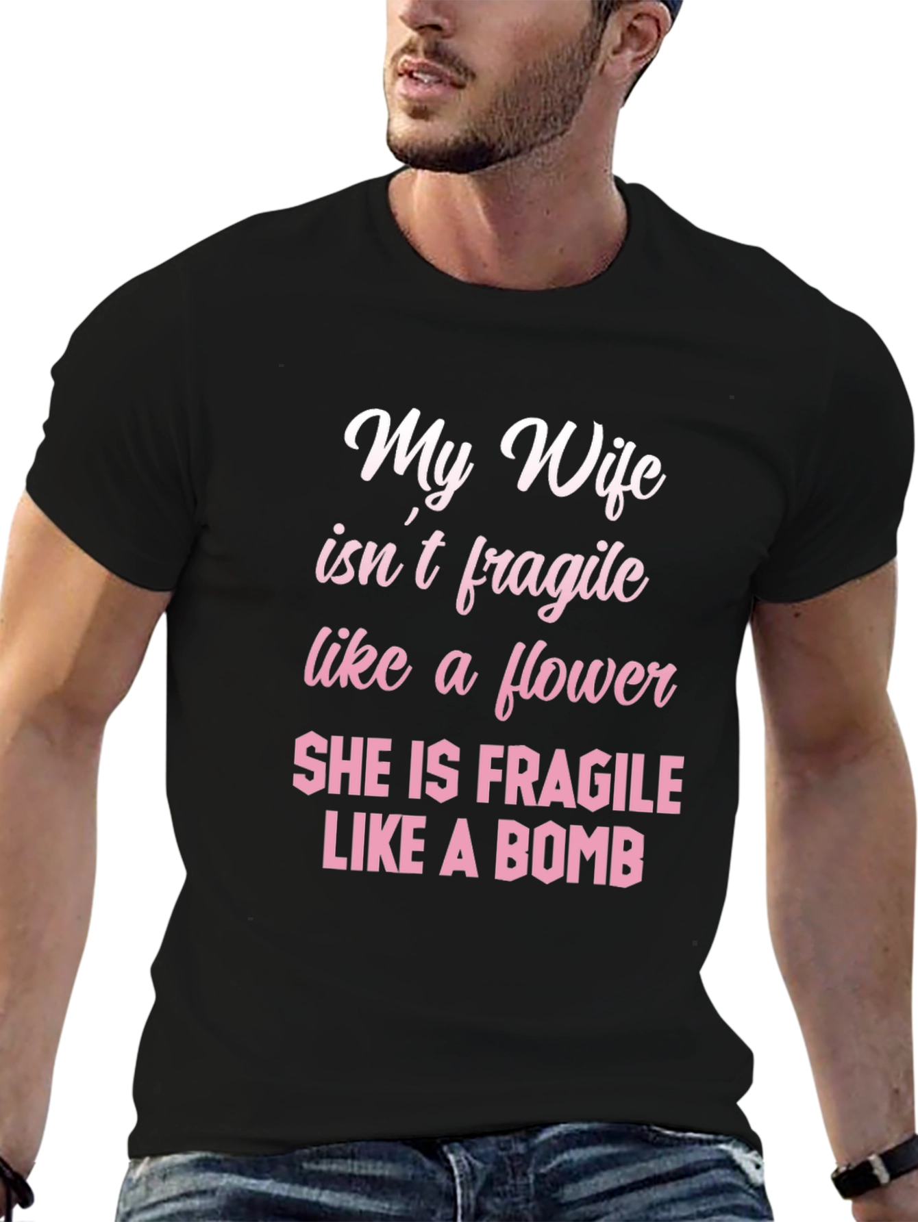 My Wife Like a Bomb Funny Graphic Tee