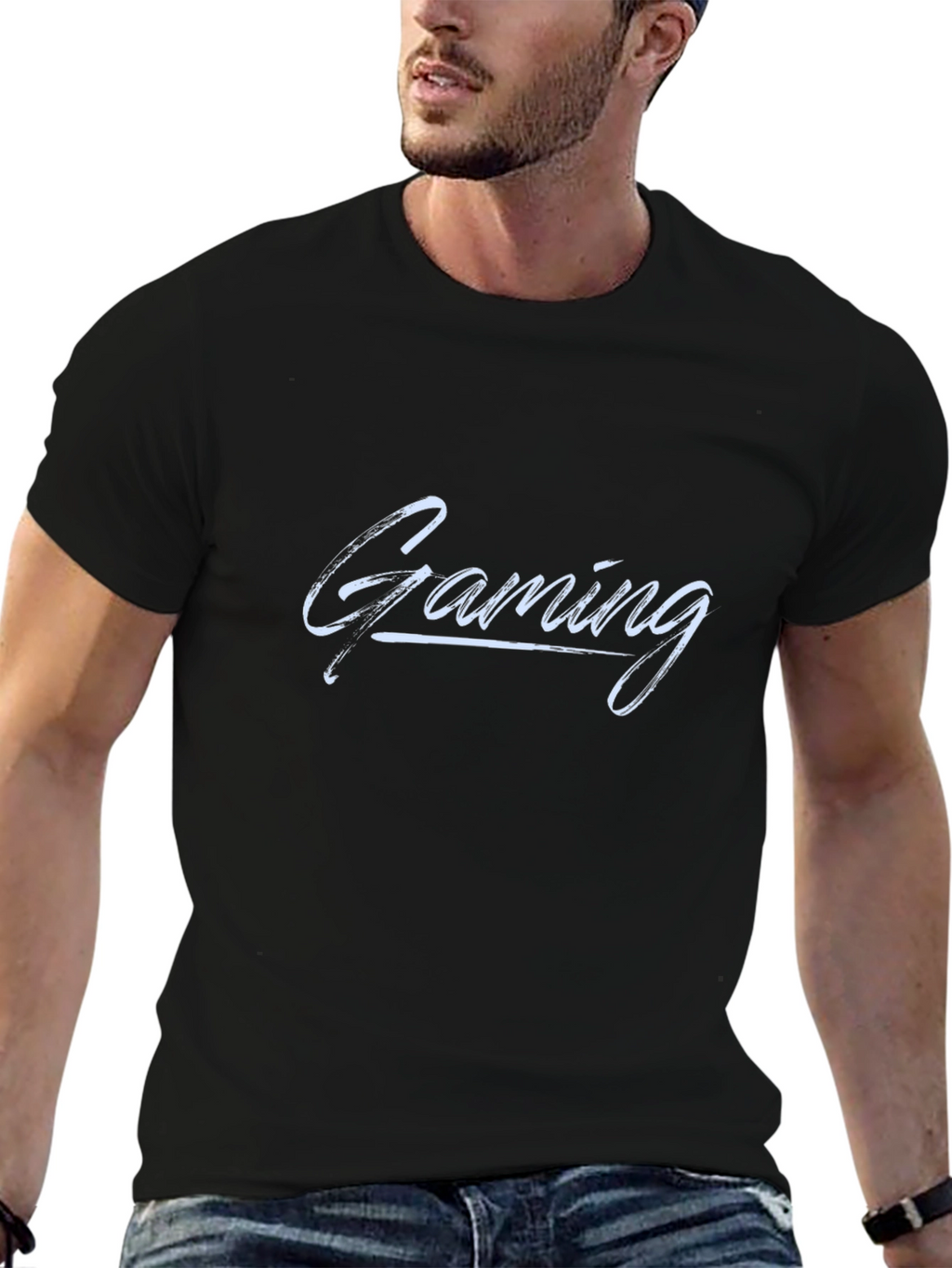 Gaming Script Black Tee