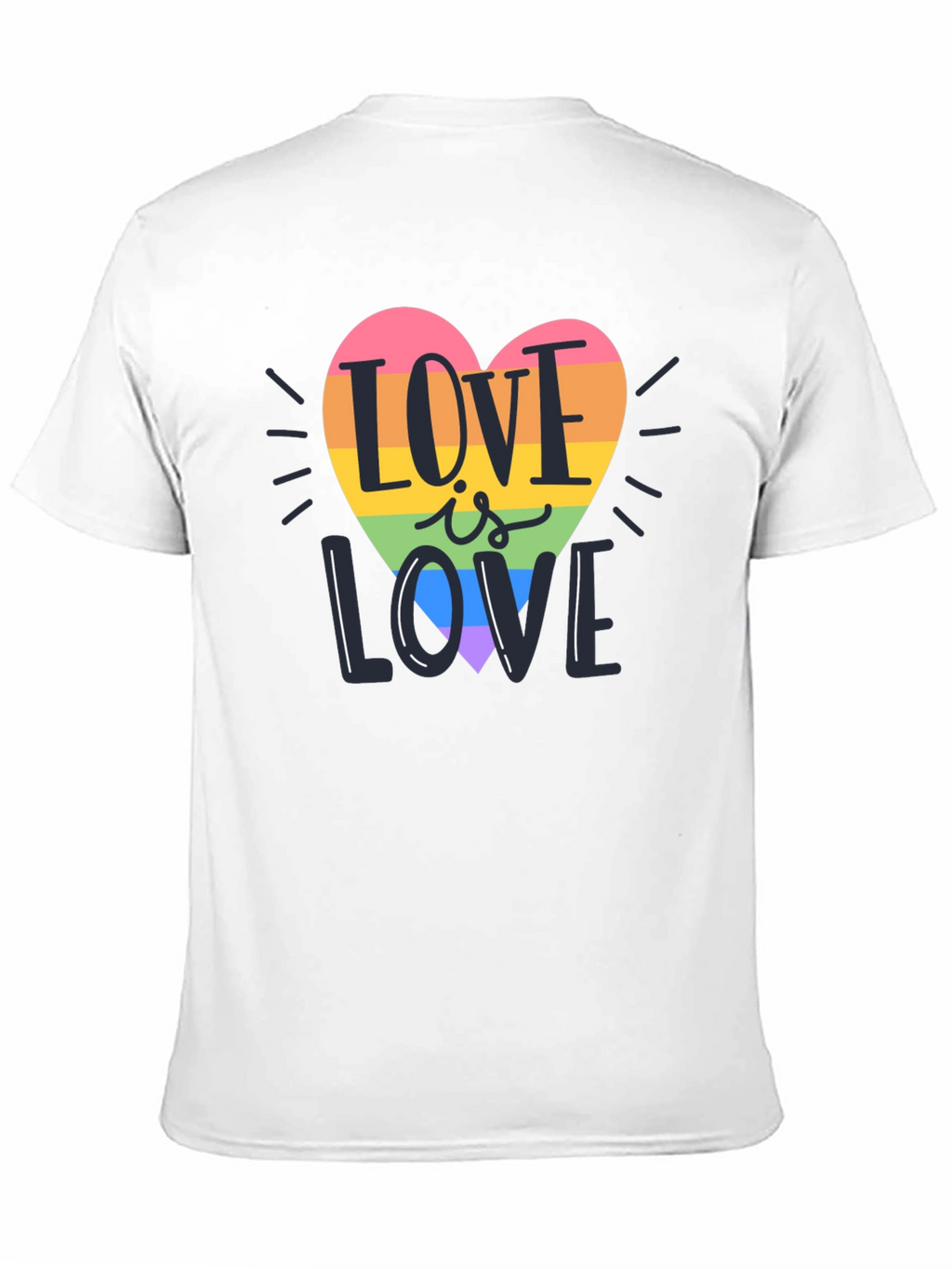 Love is Love Rainbow Heart T-Shirt