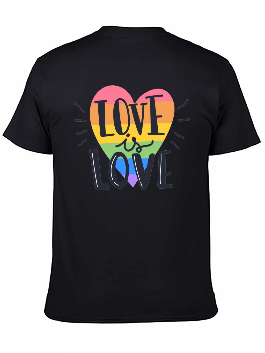 Love is Love Rainbow Heart T-Shirt