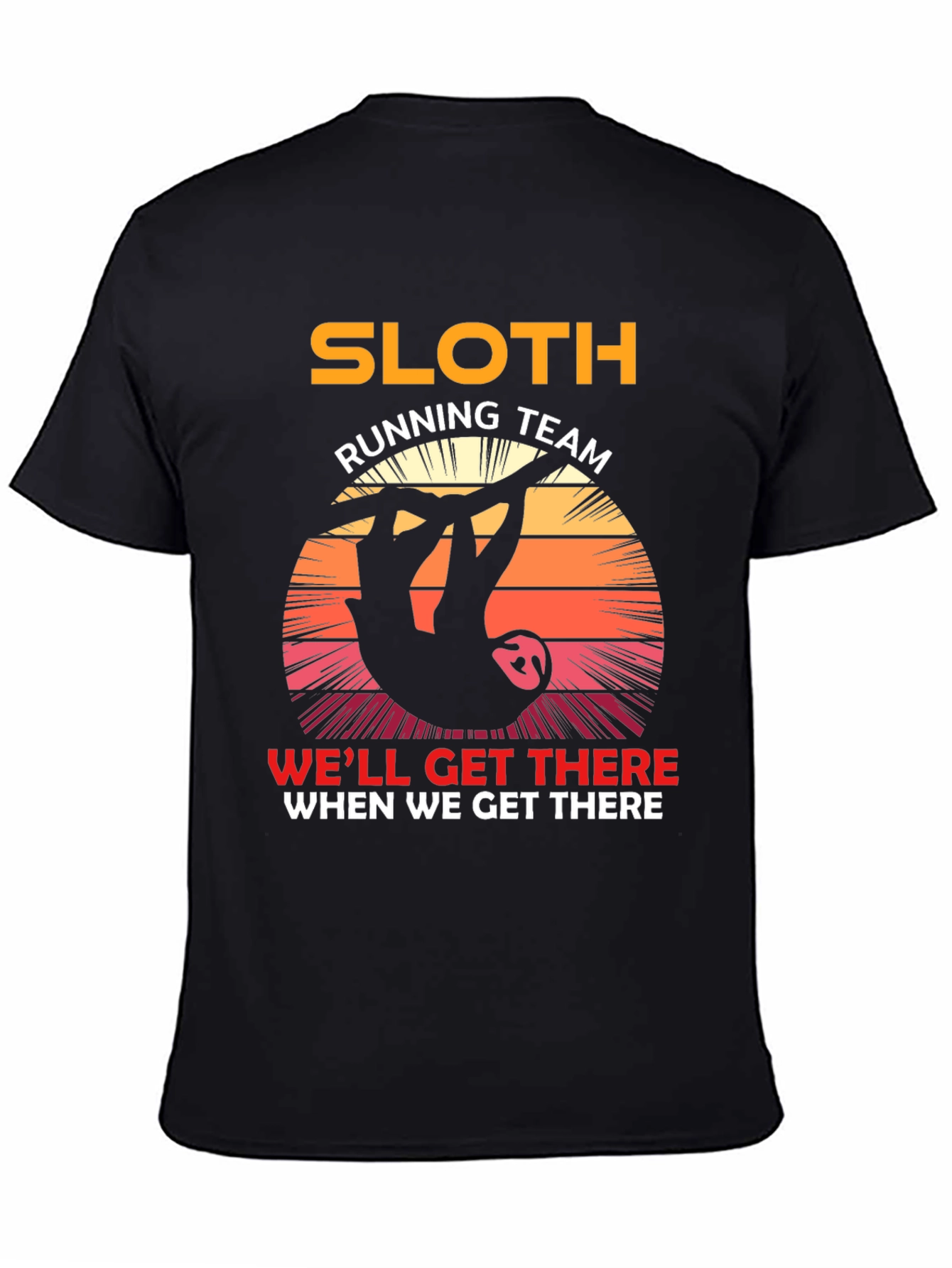 Sloth Running Team T-Shirt - Funny Novelty Tee