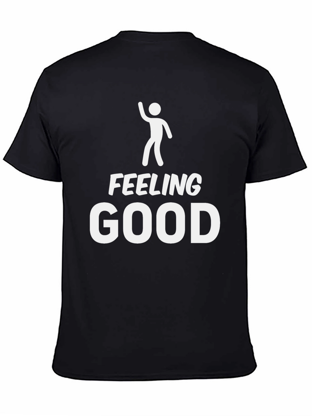 Feeling Good Black Graphic Tee