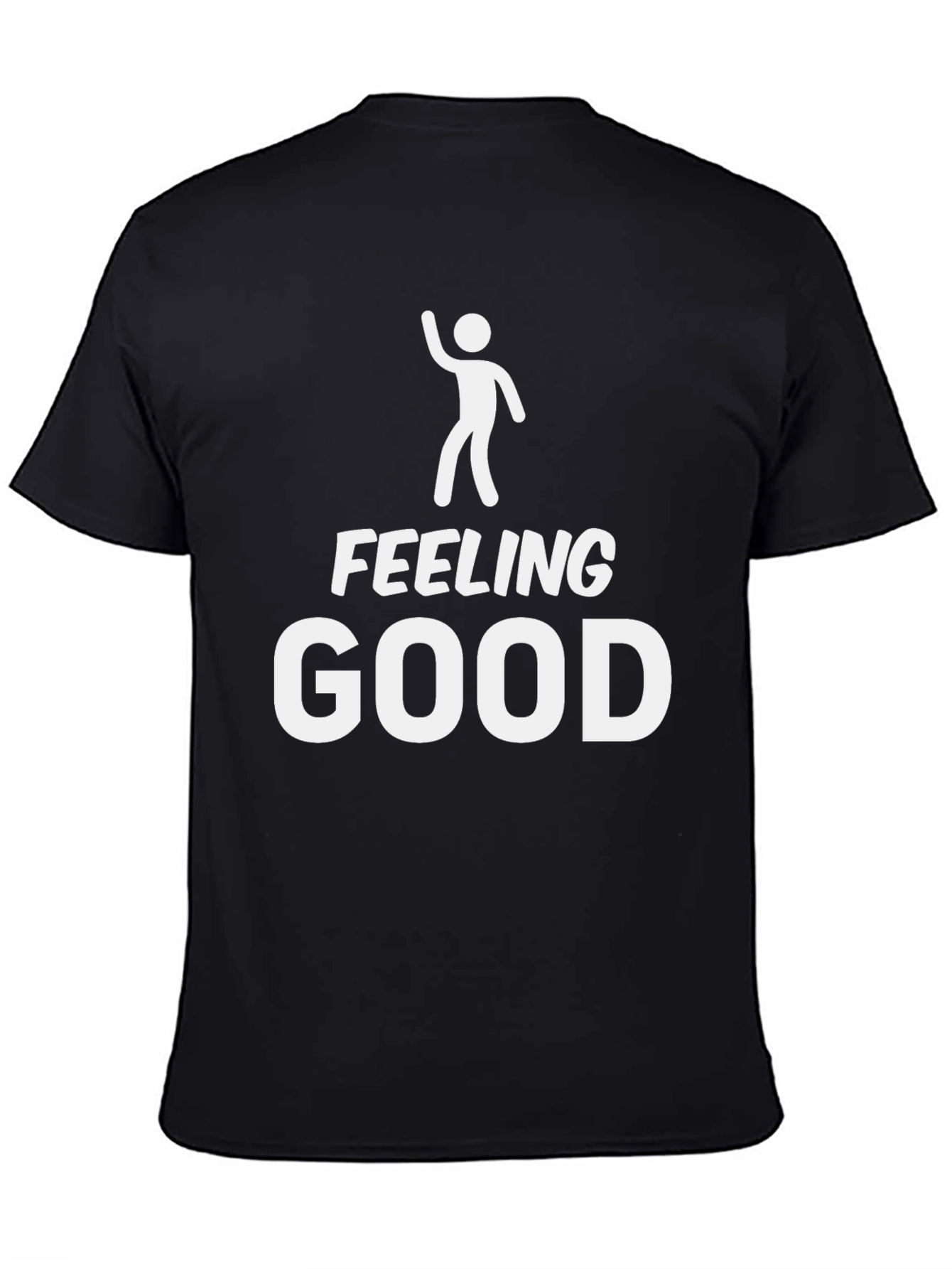 Feeling Good Black Graphic Tee