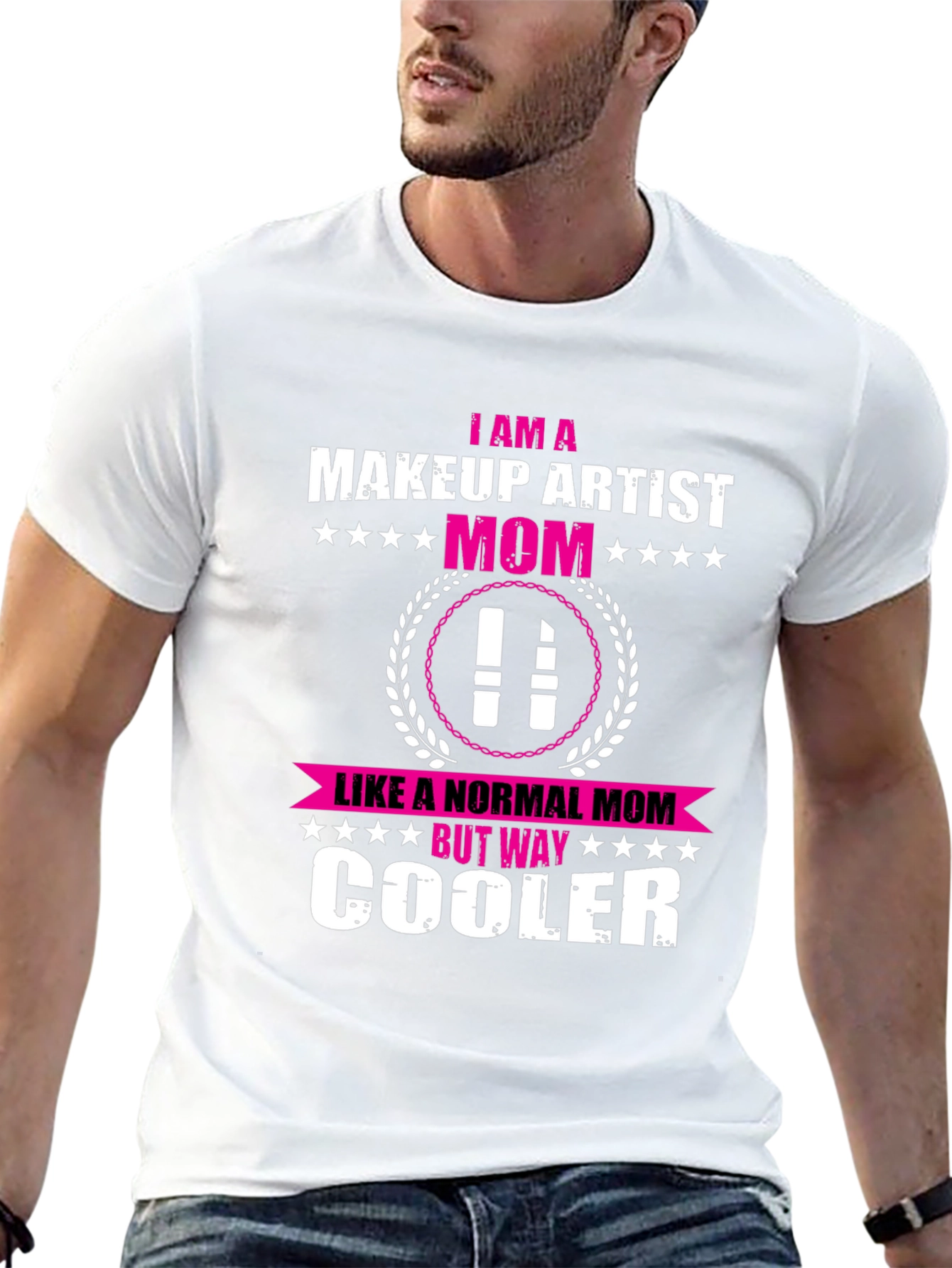Makeup Artist Mom T-Shirt - Cool Mom Edition