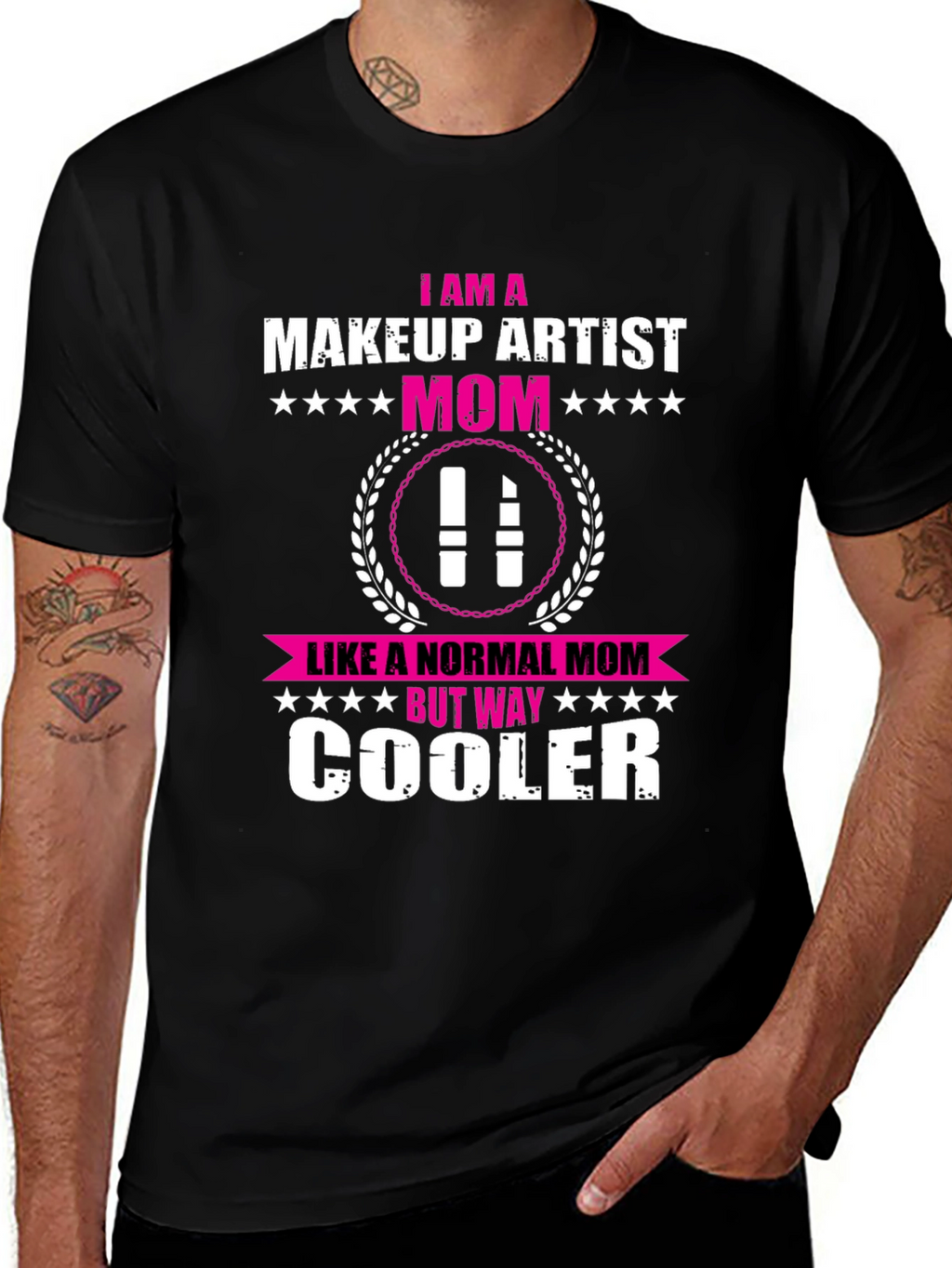 Makeup Artist Mom T-Shirt - Cool Mom Edition