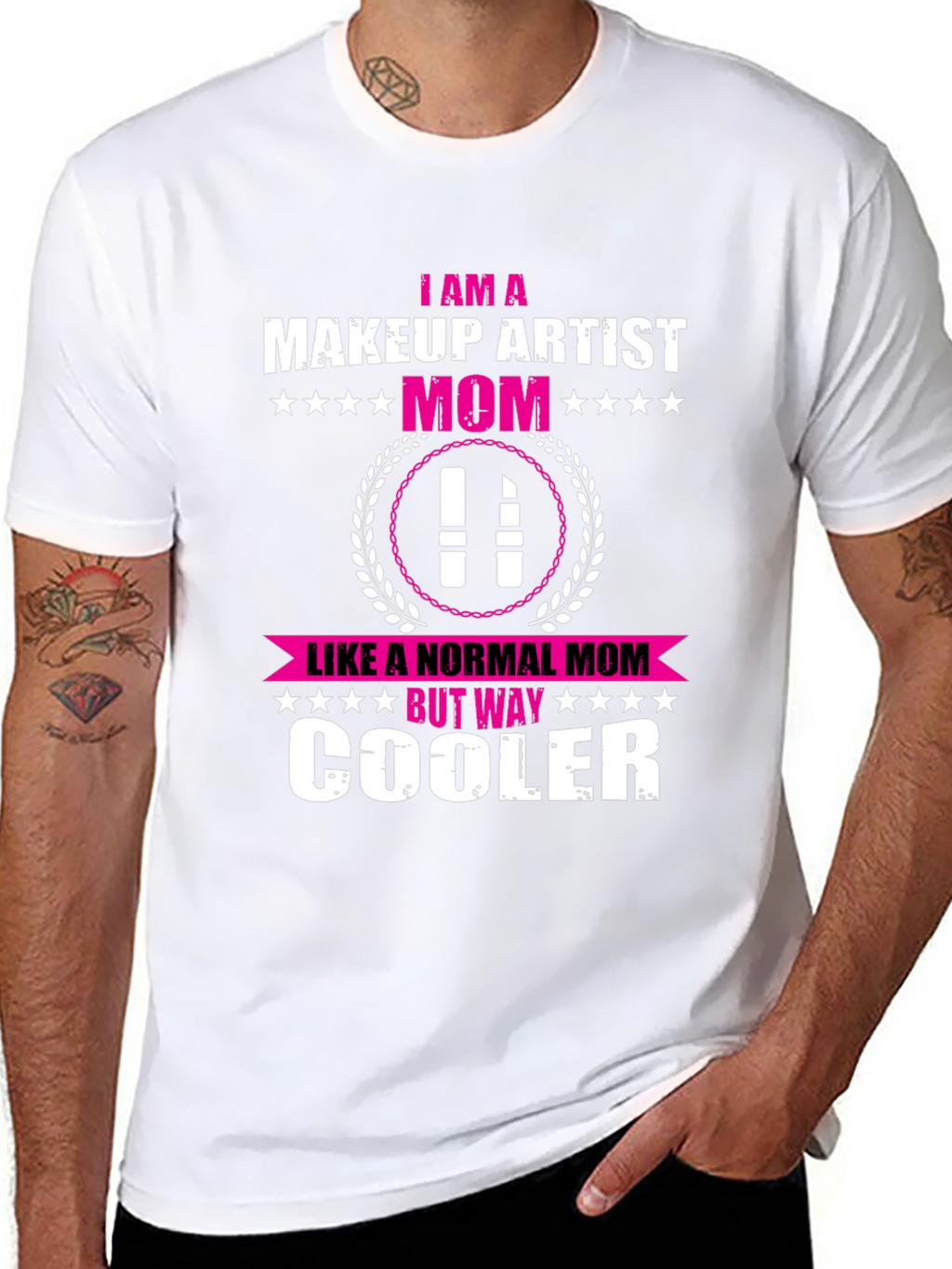 Makeup Artist Mom T-Shirt - Cool Mom Edition