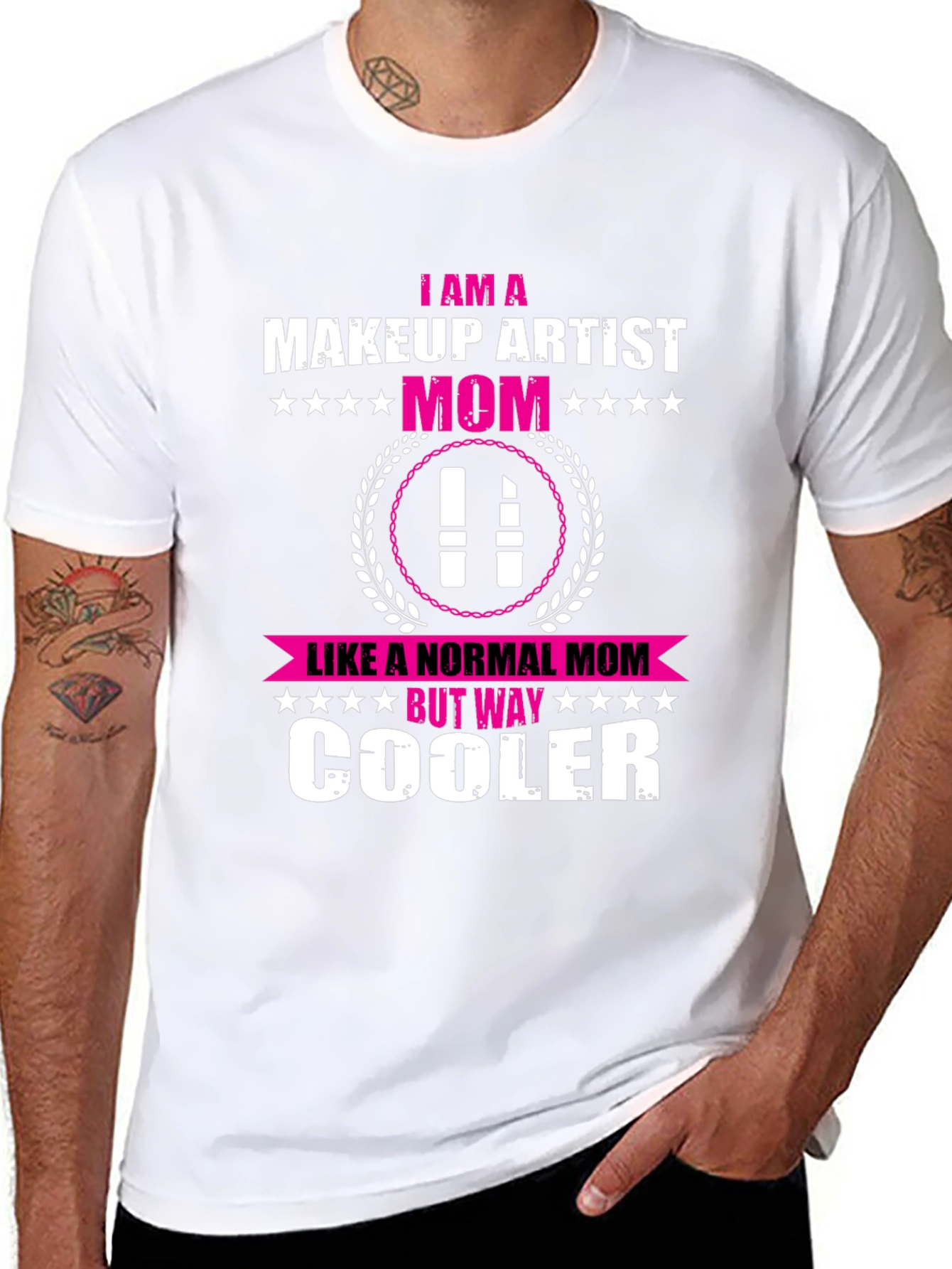 Makeup Artist Mom T-Shirt - Cool Mom Edition