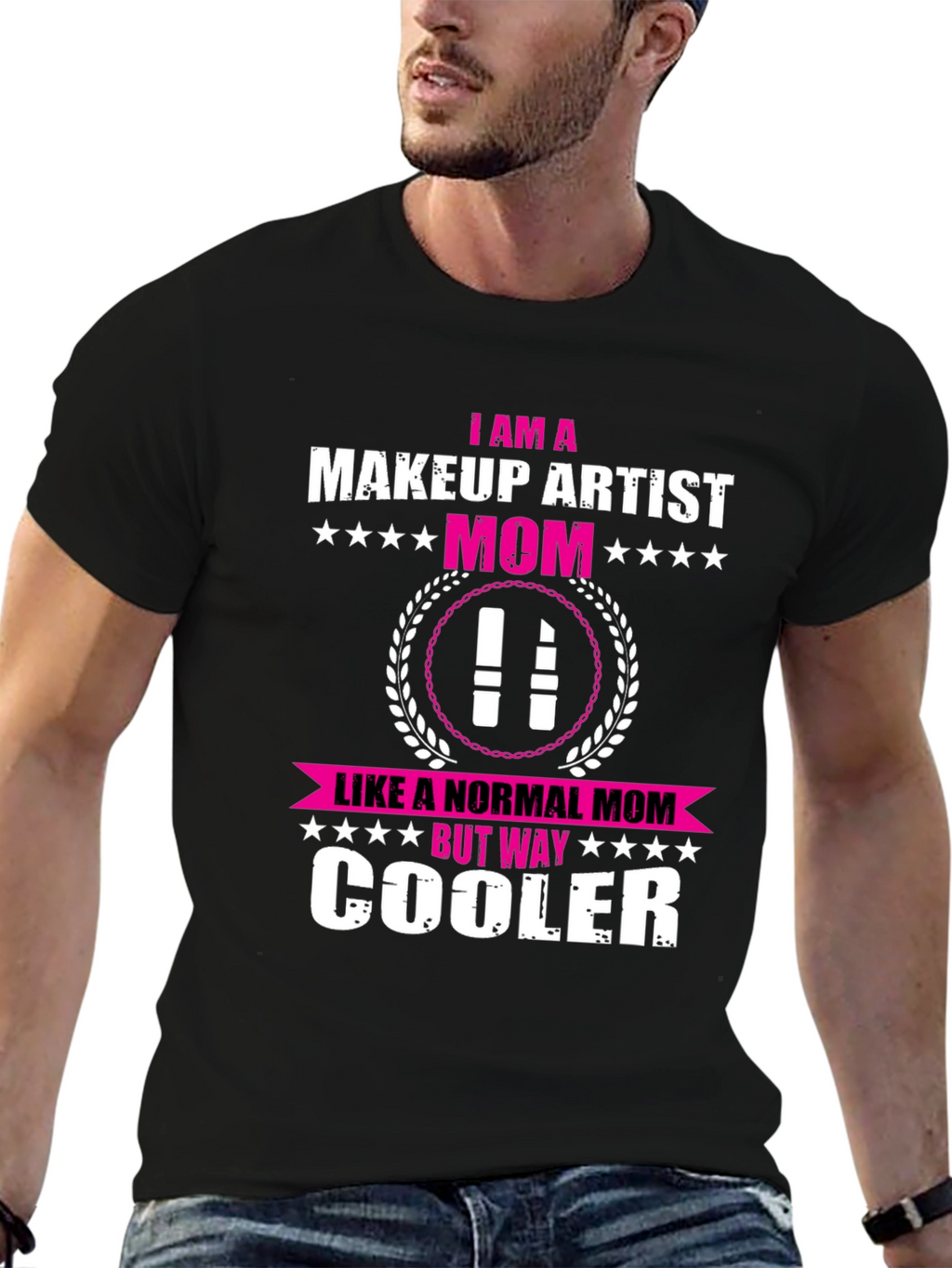 Makeup Artist Mom T-Shirt - Cool Mom Edition