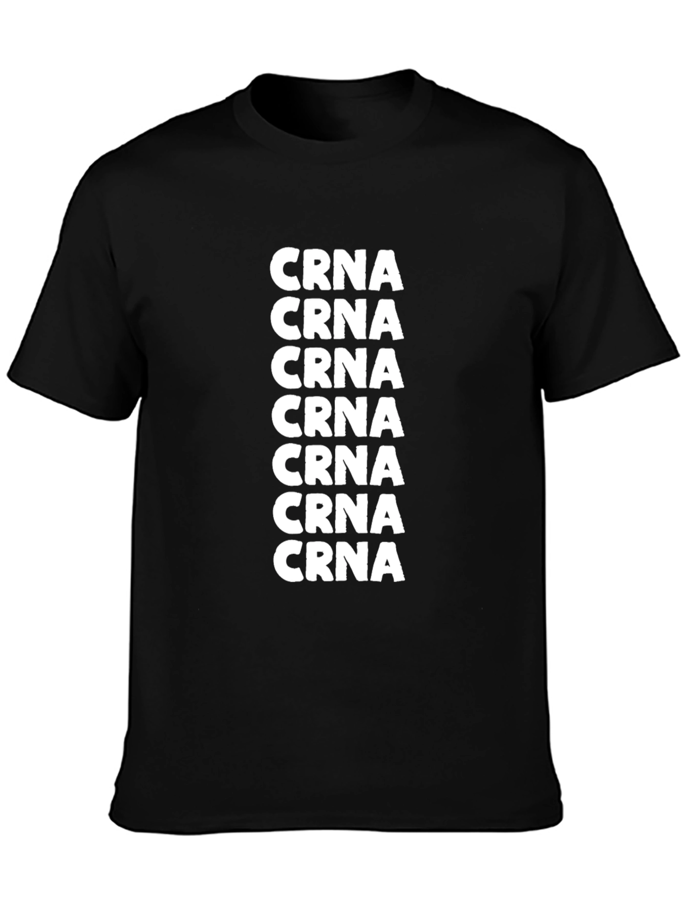 CRNA Graphic Tee - Black Cotton T-Shirt