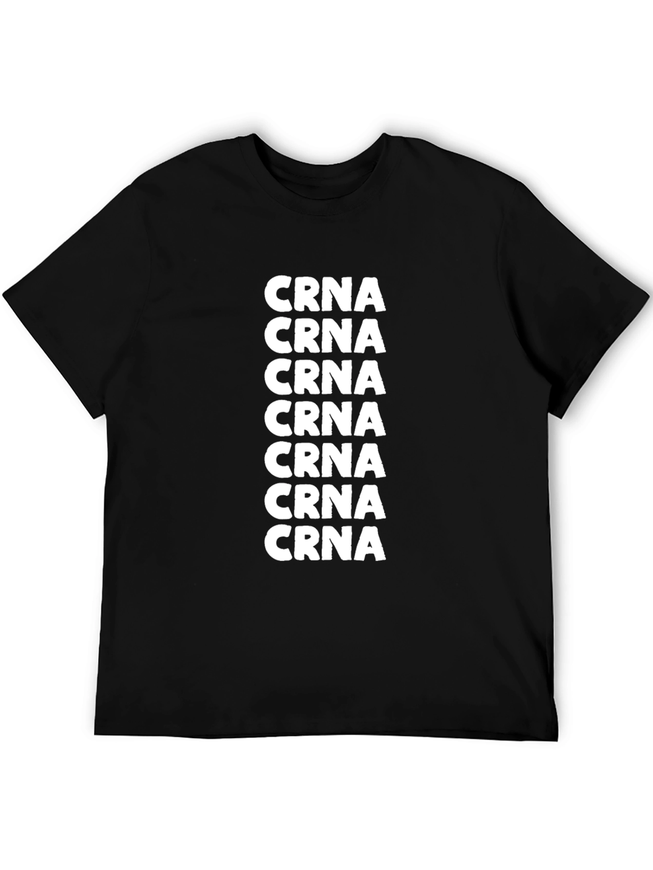 CRNA Graphic Tee - Black Cotton T-Shirt