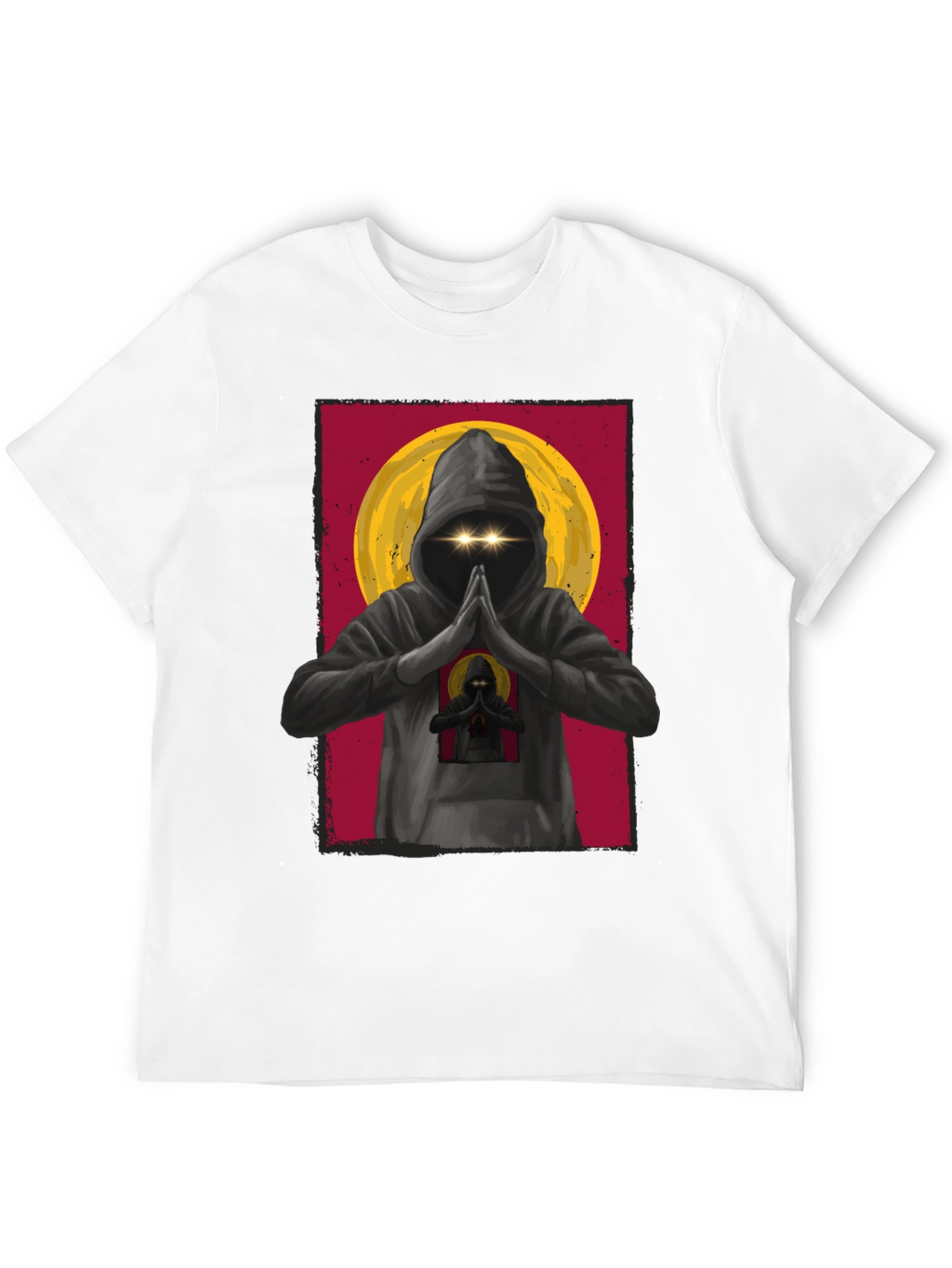Mystic Monk T-Shirt: Urban Style Spiritual Design