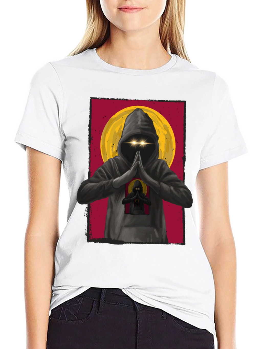 Mystic Monk T-Shirt: Urban Style Spiritual Design