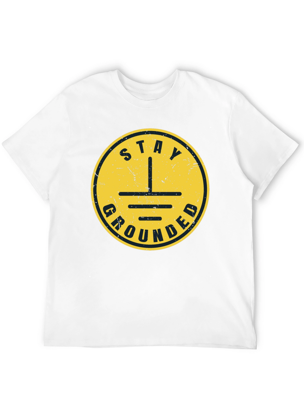 Stay Grounded T-Shirt - Black Graphic Tee