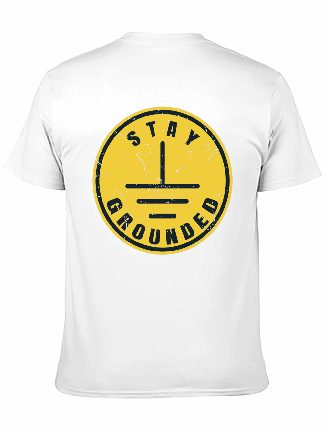 Stay Grounded T-Shirt - Black Graphic Tee
