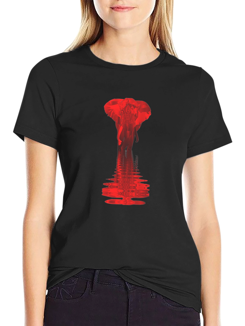 Elephant Reflection Graphic Tee