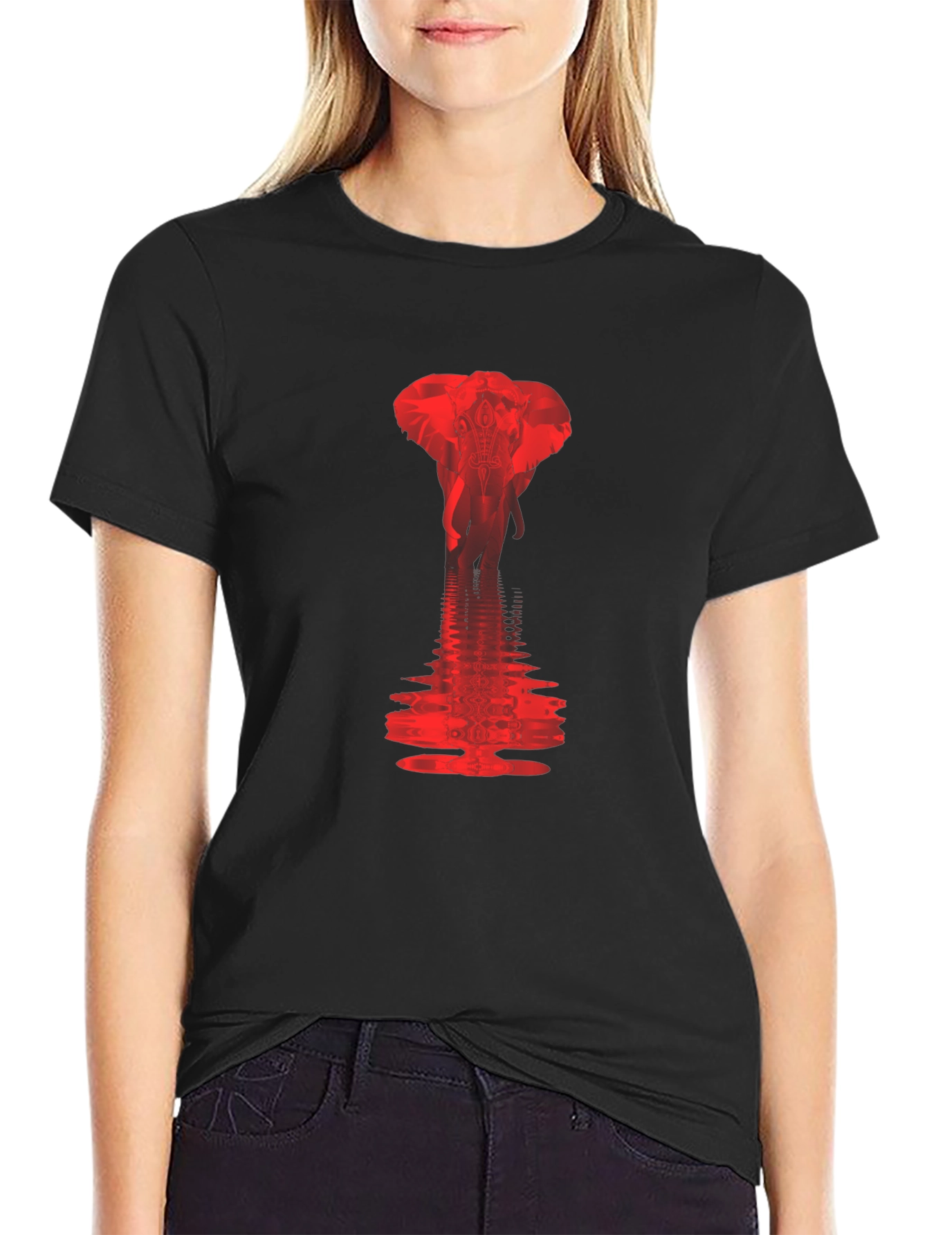 Elephant Reflection Graphic Tee
