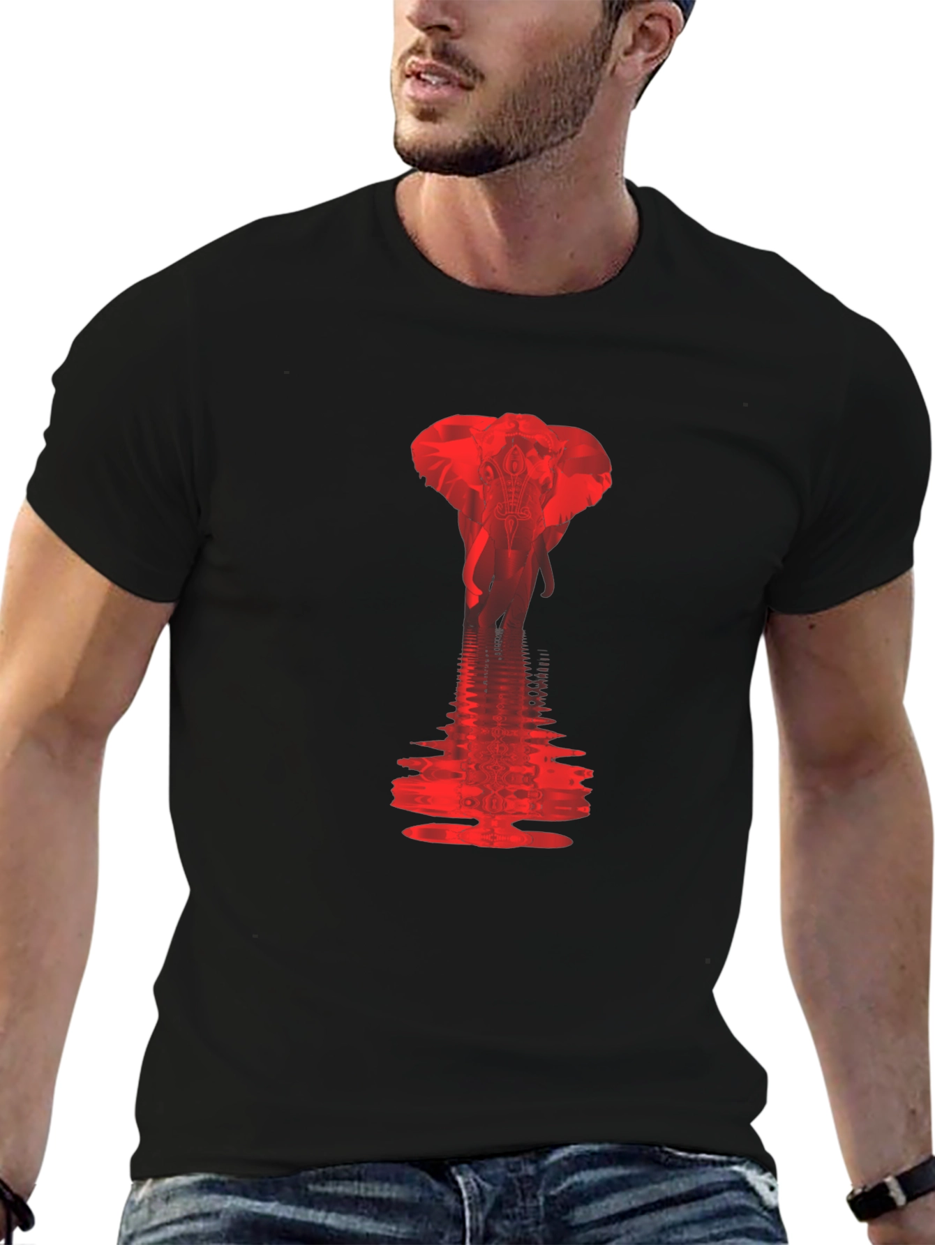 Elephant Reflection Graphic Tee