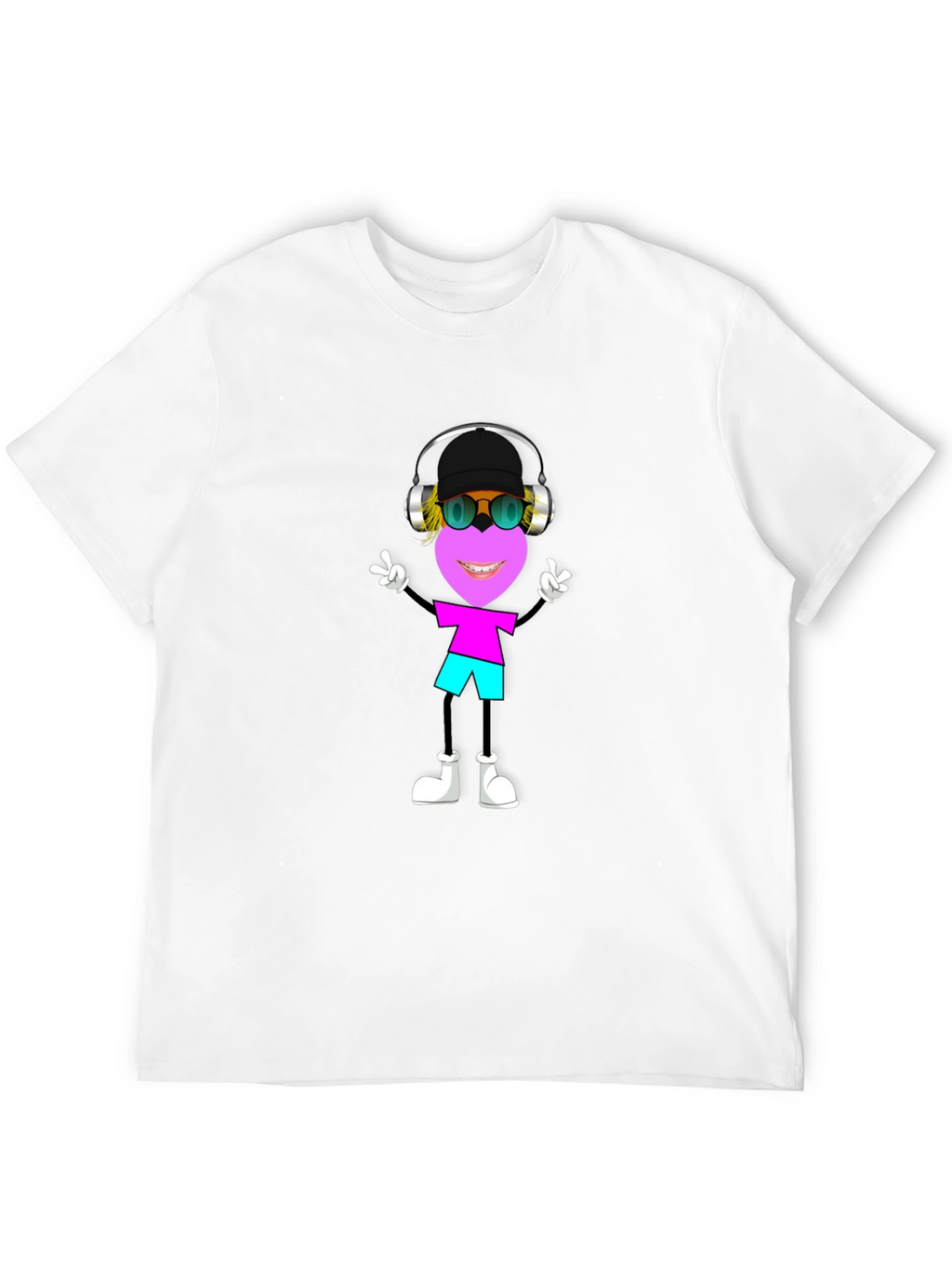 Fun Cartoon Graphic T-Shirt