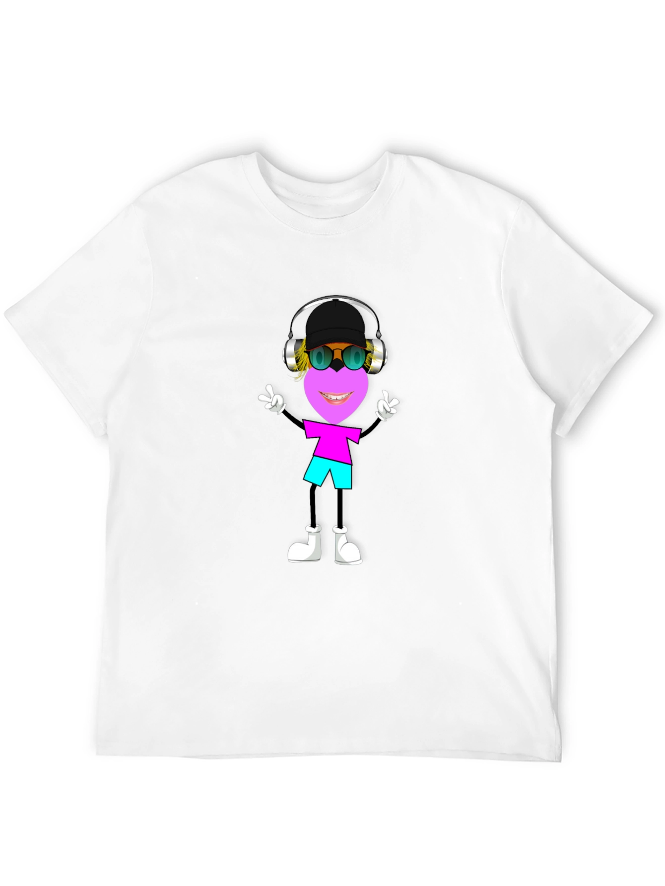Fun Cartoon Graphic T-Shirt
