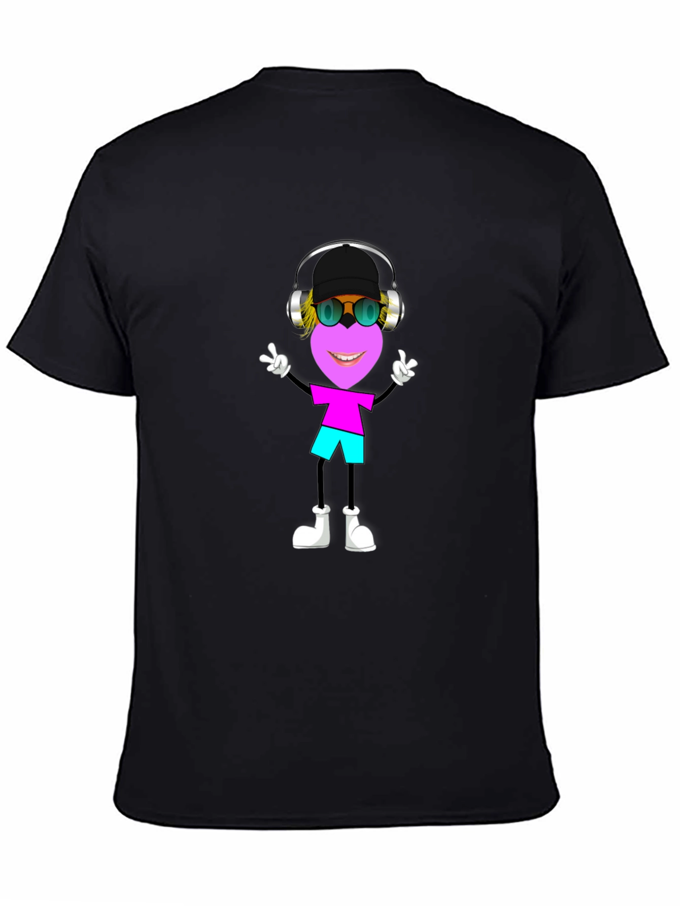 Fun Cartoon Graphic T-Shirt