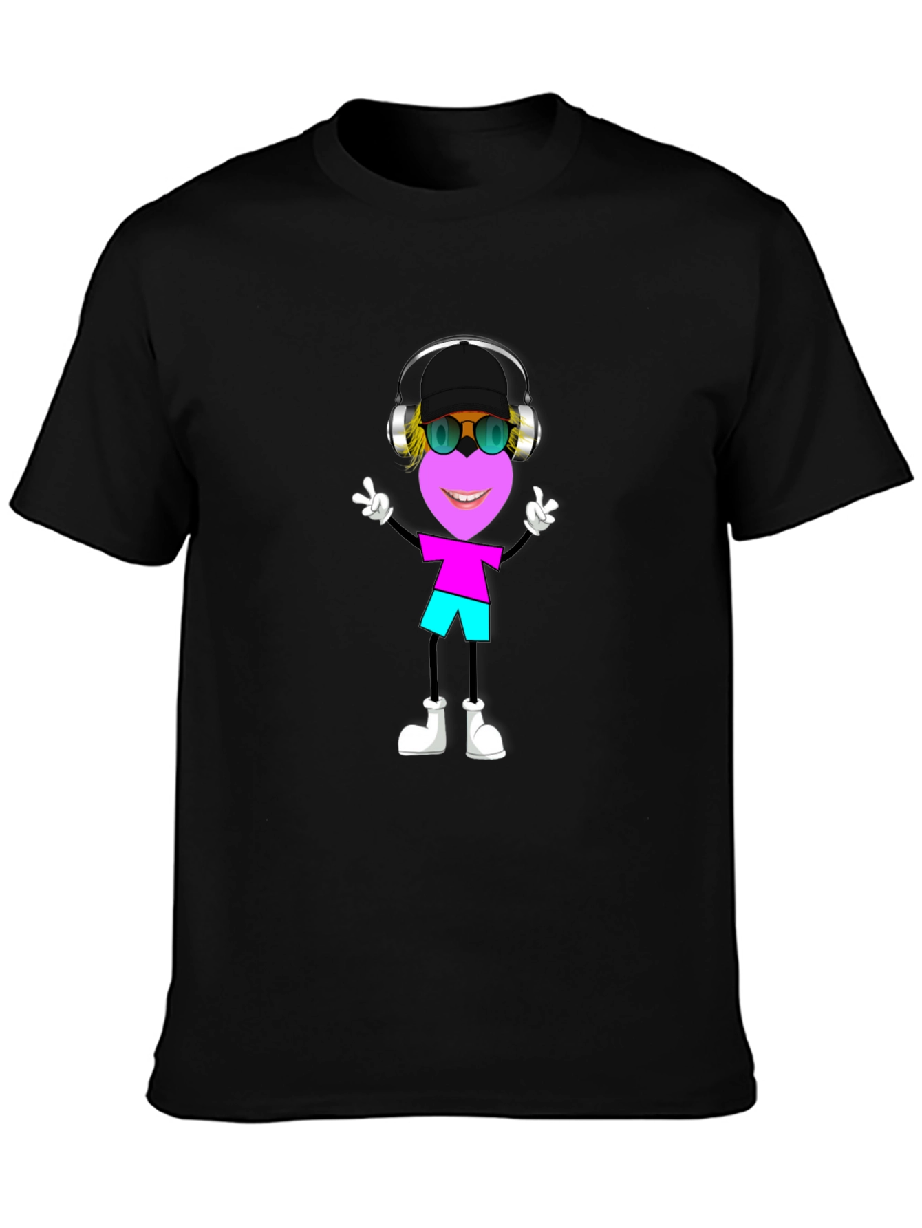 Fun Cartoon Graphic T-Shirt