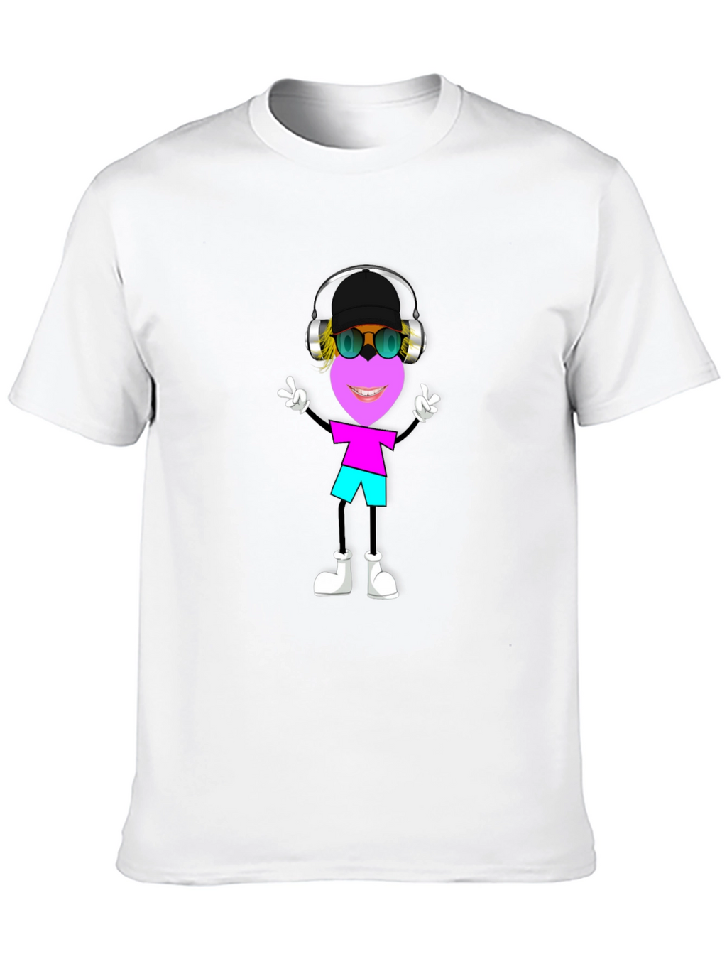 Fun Cartoon Graphic T-Shirt