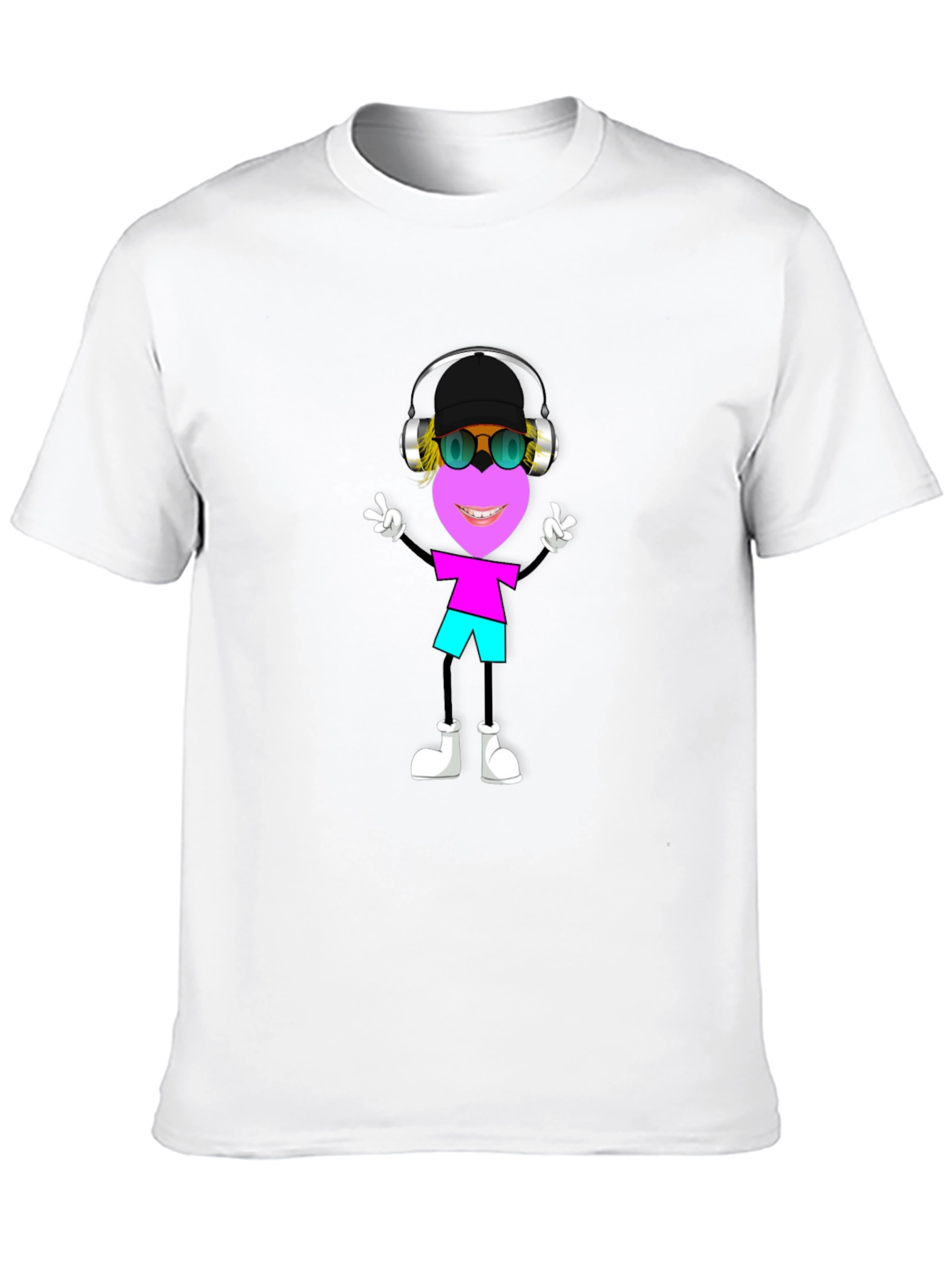 Fun Cartoon Graphic T-Shirt
