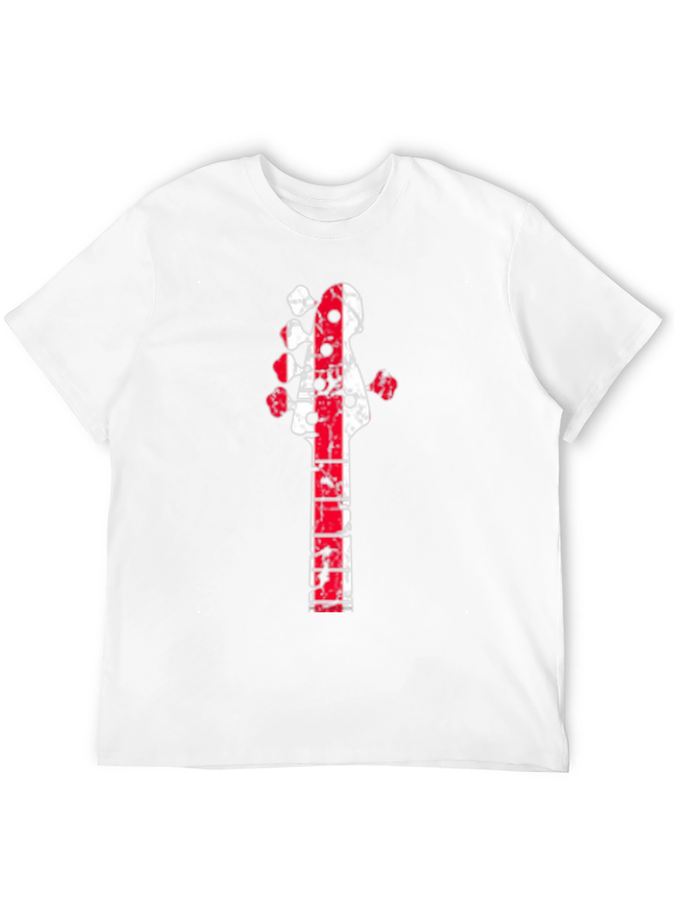 Distressed Guitar Neck Graphic Tee