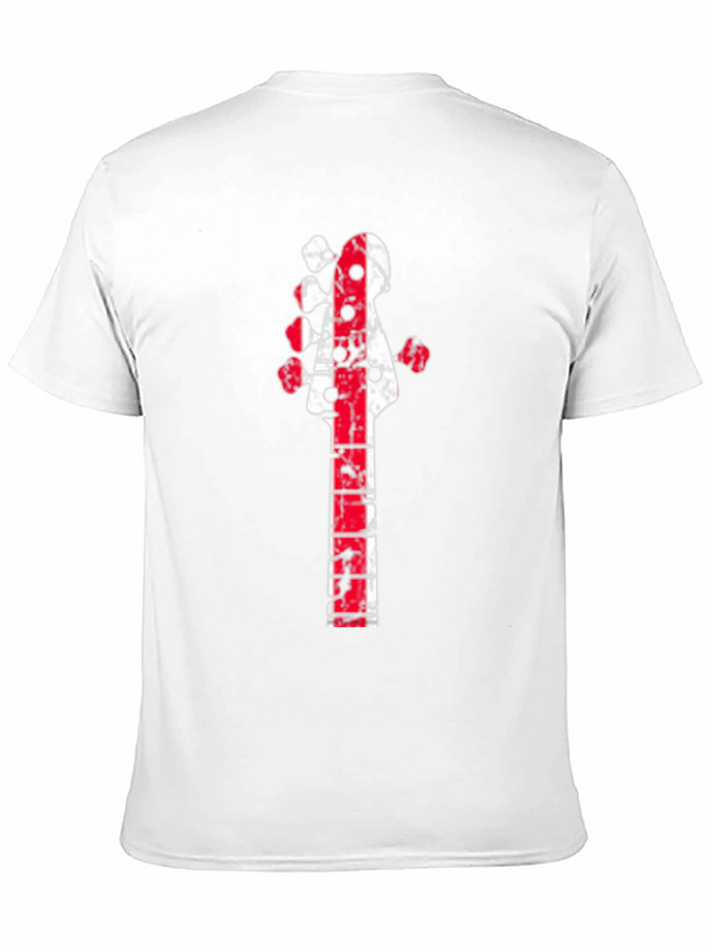 Distressed Guitar Neck Graphic Tee