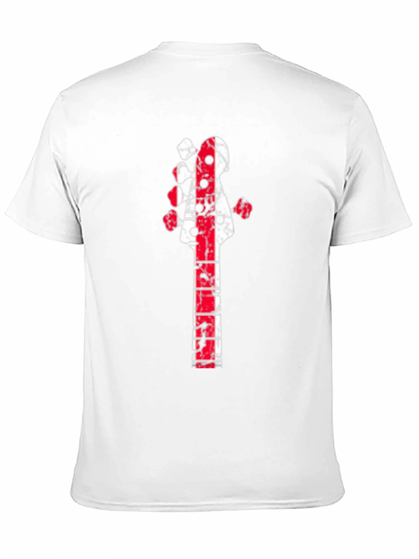 Distressed Guitar Neck Graphic Tee