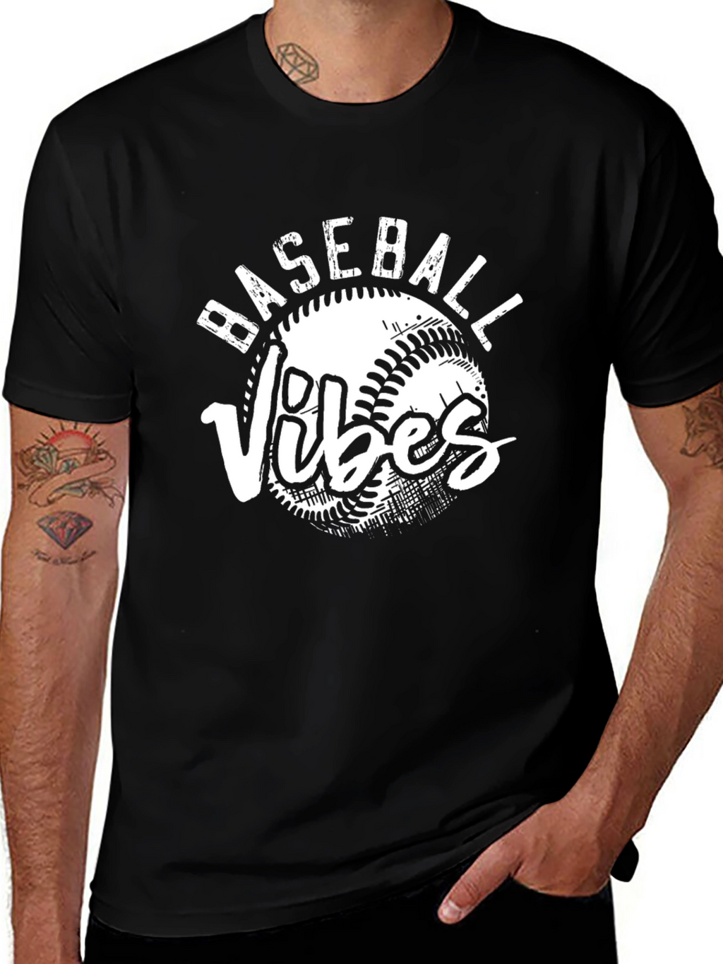 Baseball Vibes Graphic T-Shirt