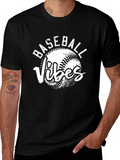Baseball Vibes Graphic T-Shirt