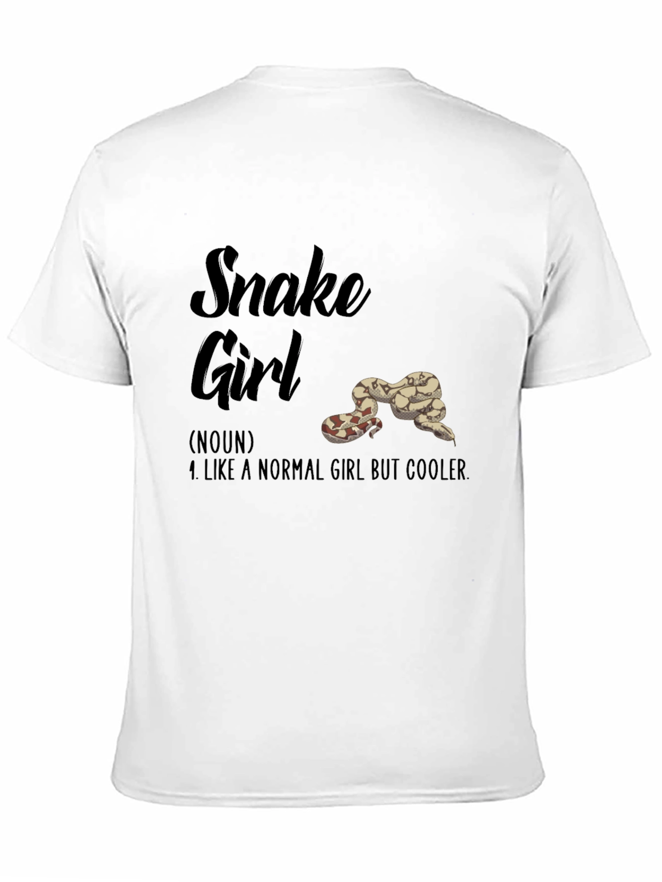 Snake Girl T-Shirt - Reptile Lover Tee