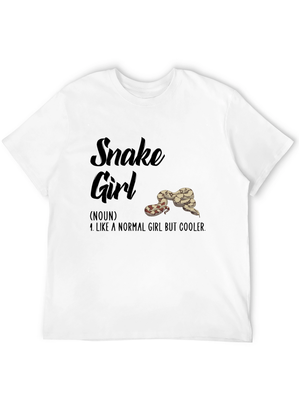 Snake Girl T-Shirt - Reptile Lover Tee