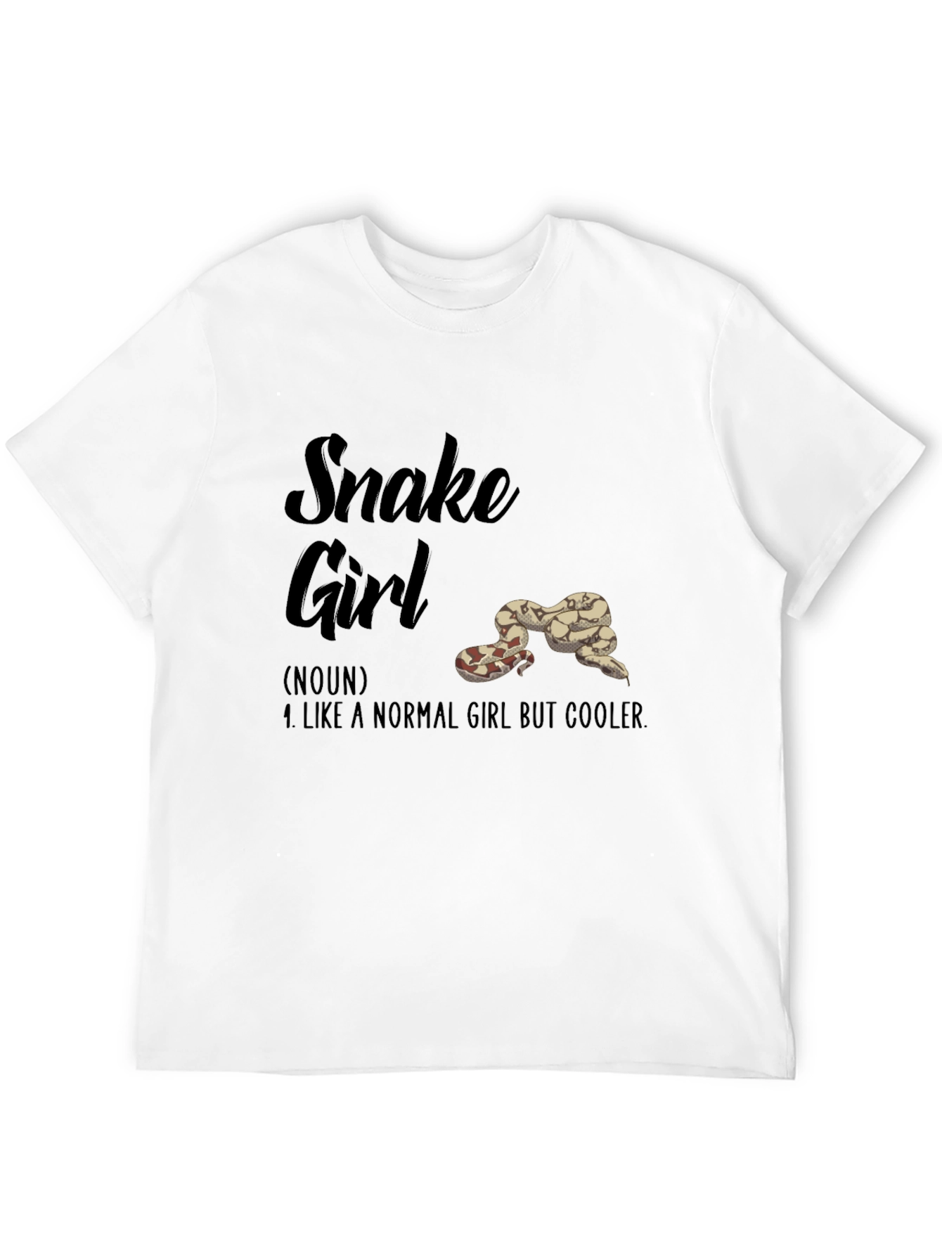 Snake Girl T-Shirt - Reptile Lover Tee