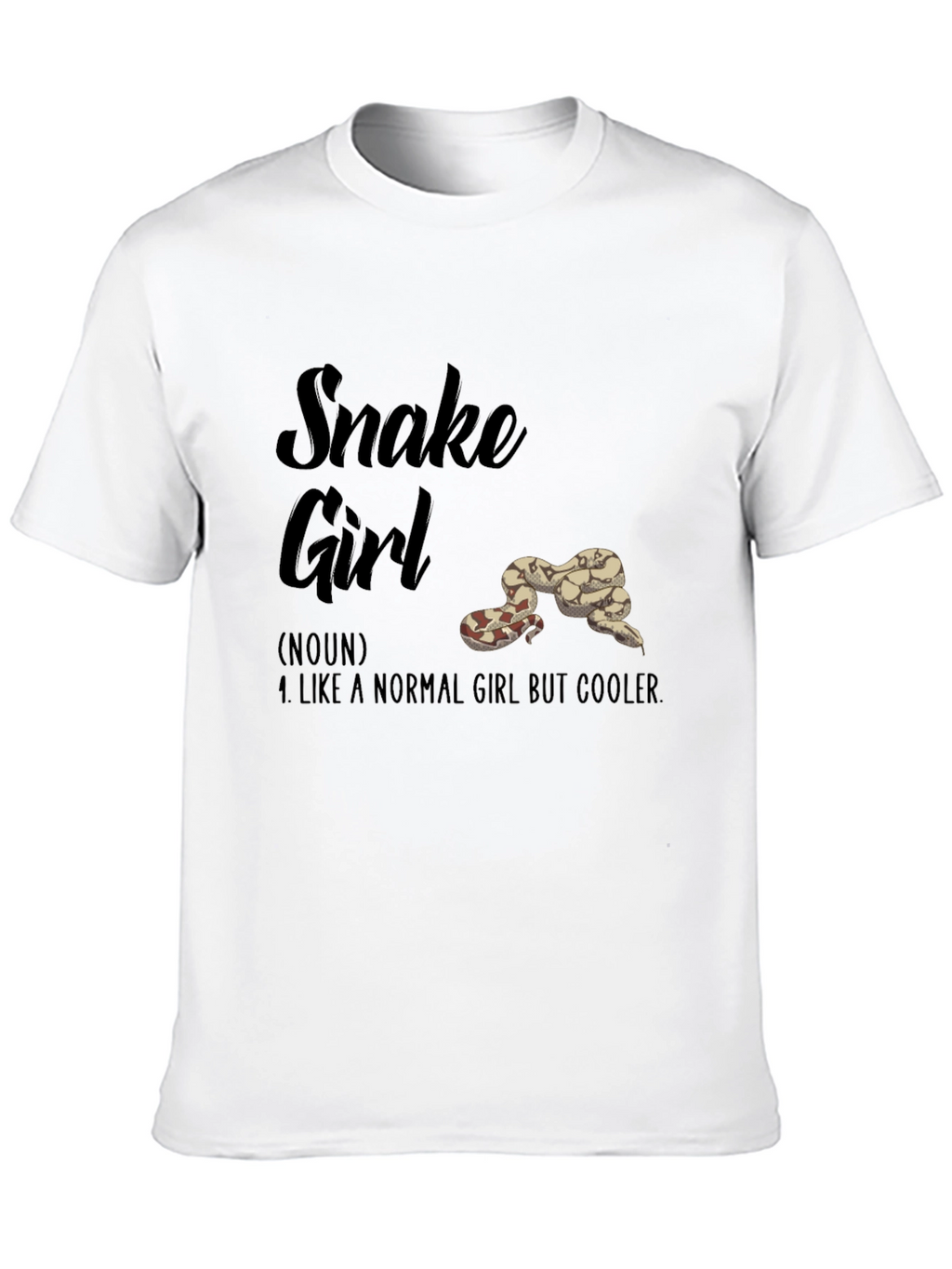 Snake Girl T-Shirt - Reptile Lover Tee