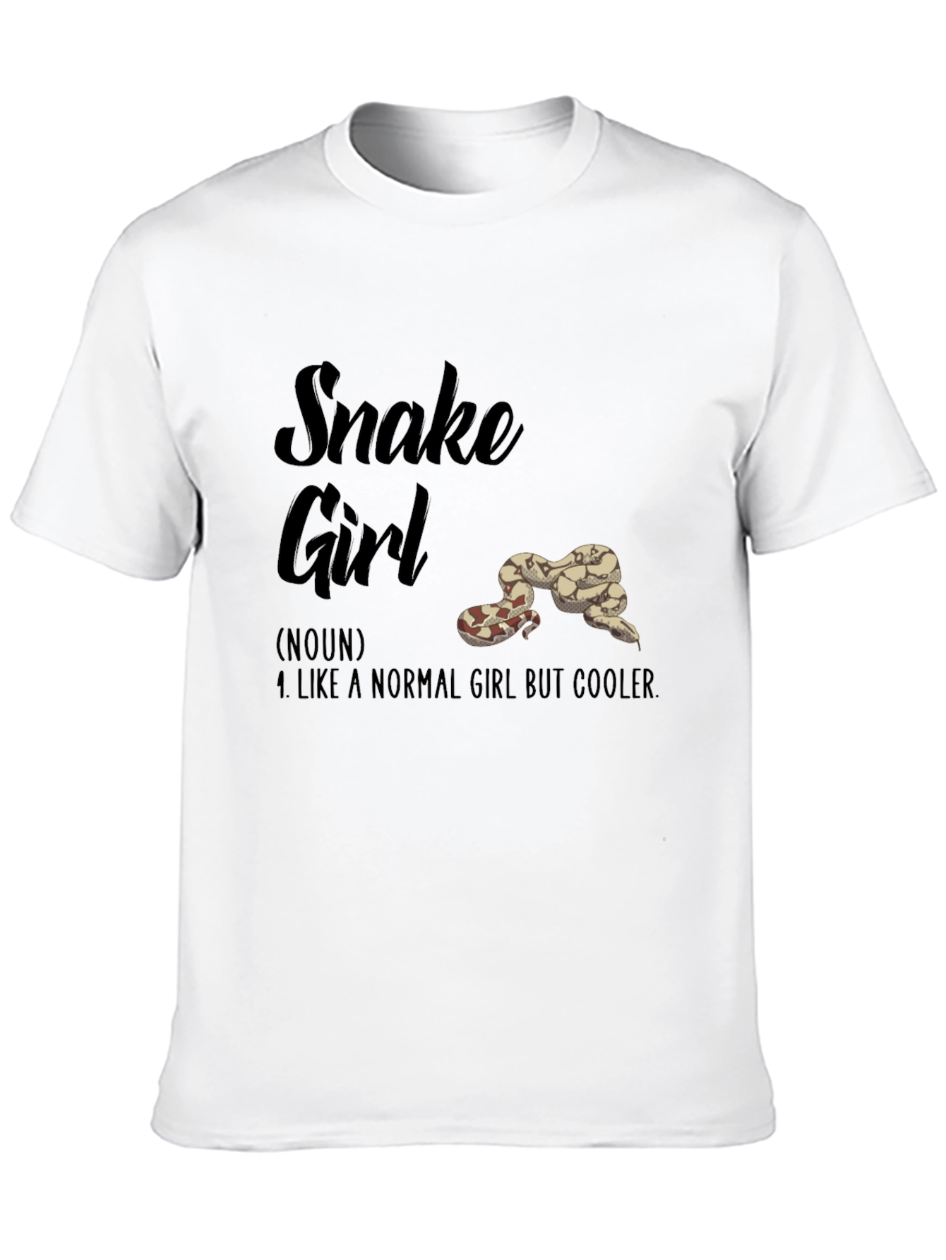 Snake Girl T-Shirt - Reptile Lover Tee