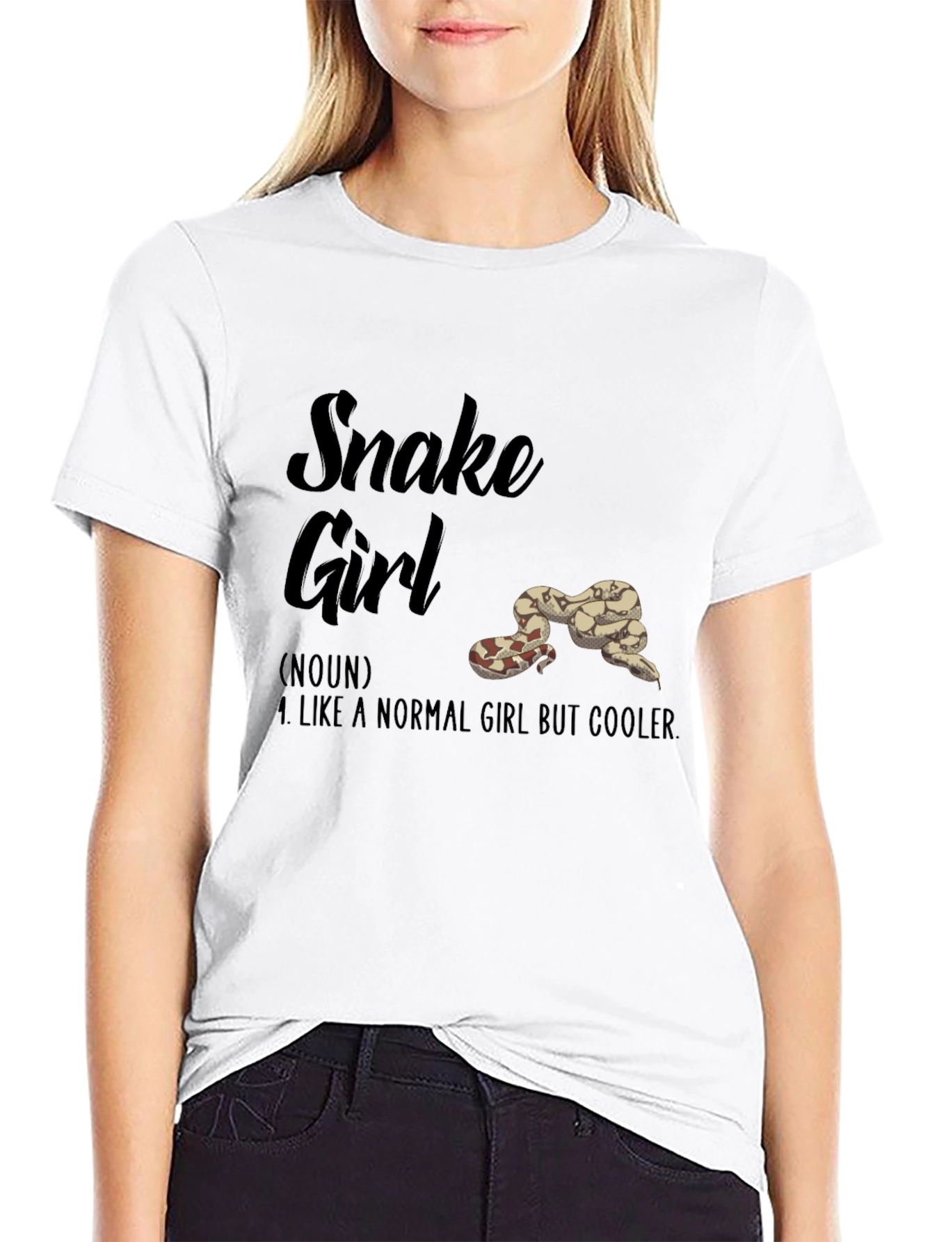 Snake Girl T-Shirt - Reptile Lover Tee