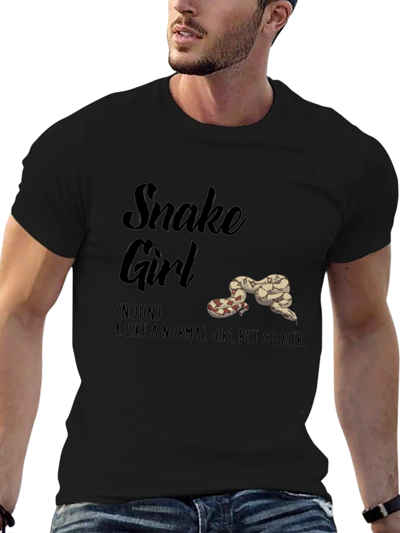 Snake Girl T-Shirt - Reptile Lover Tee