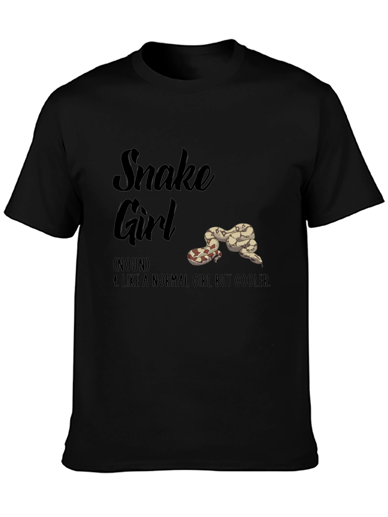Snake Girl T-Shirt - Reptile Lover Tee